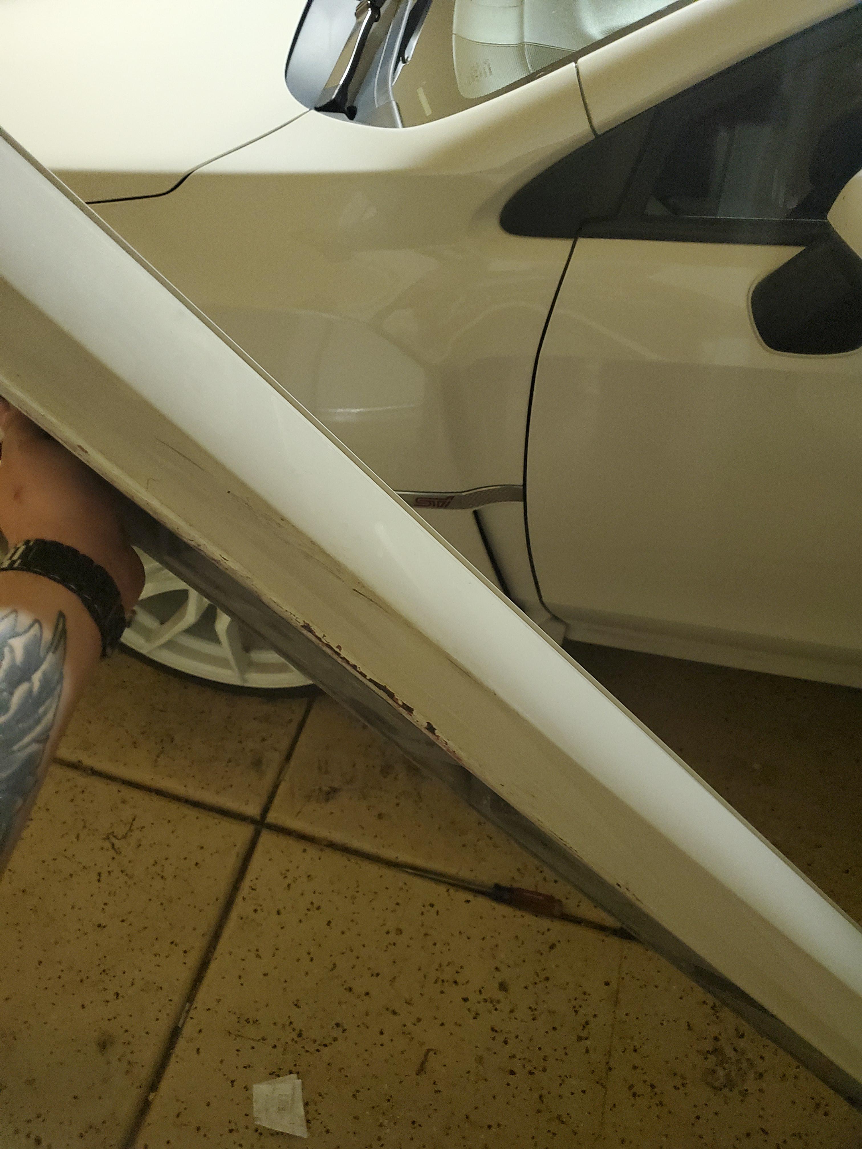 Finally sourced a replacement side skirt for the one the previous owner