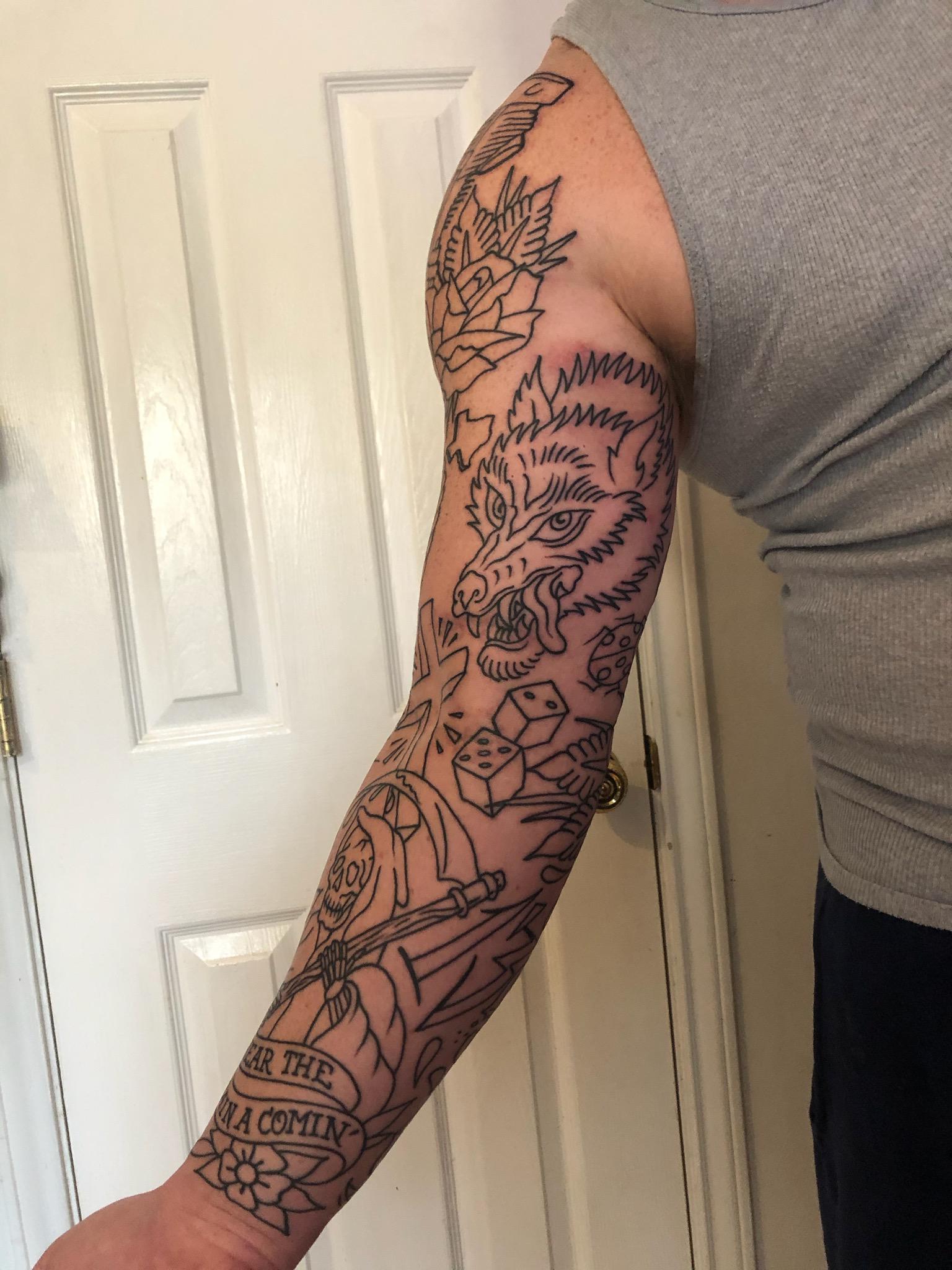 Details more than 51 traditional sleeve tattoo super hot in.cdgdbentre