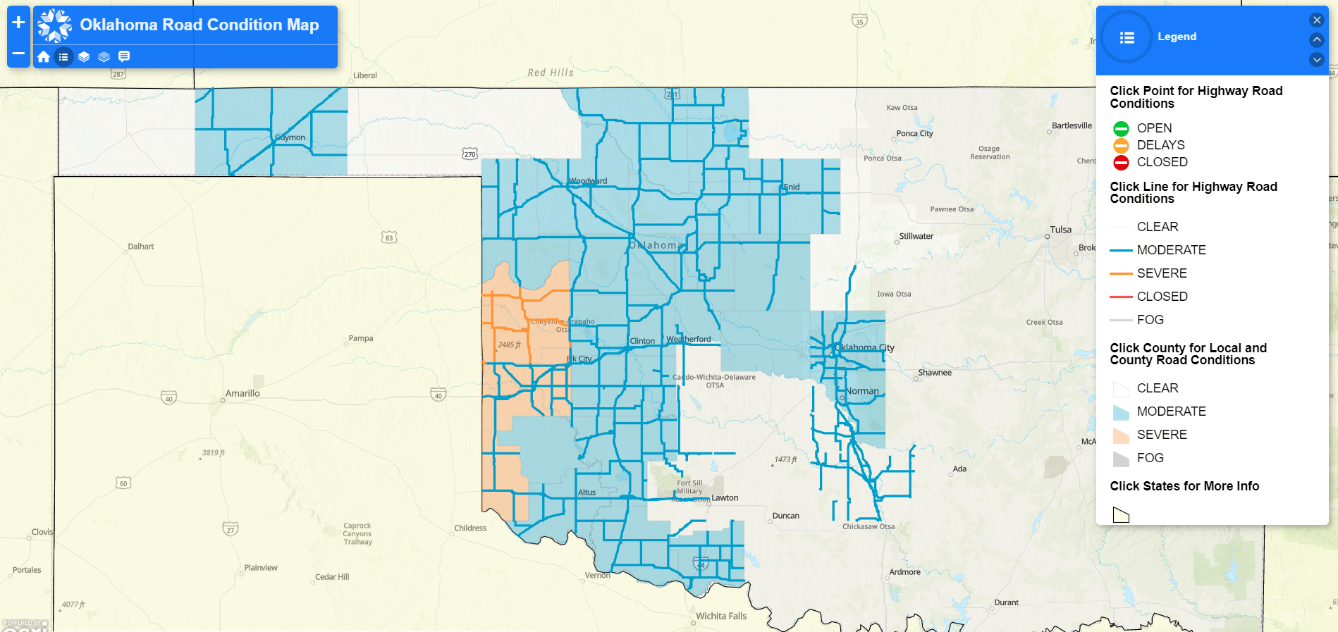 Oklahoma Road Conditions r/oklahoma