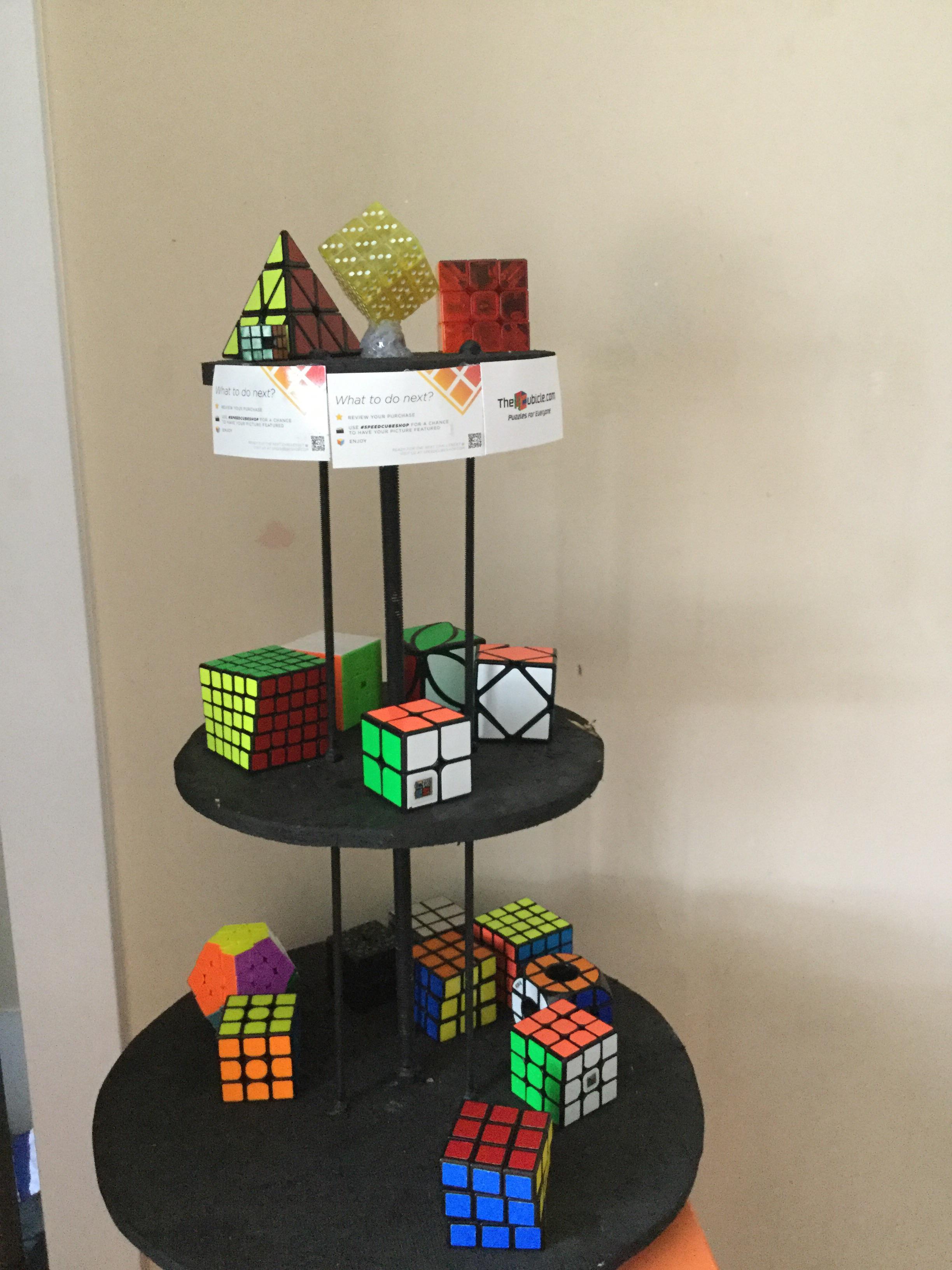 2019 Cube Collection and Hand Made Cube Stand r/Cubers