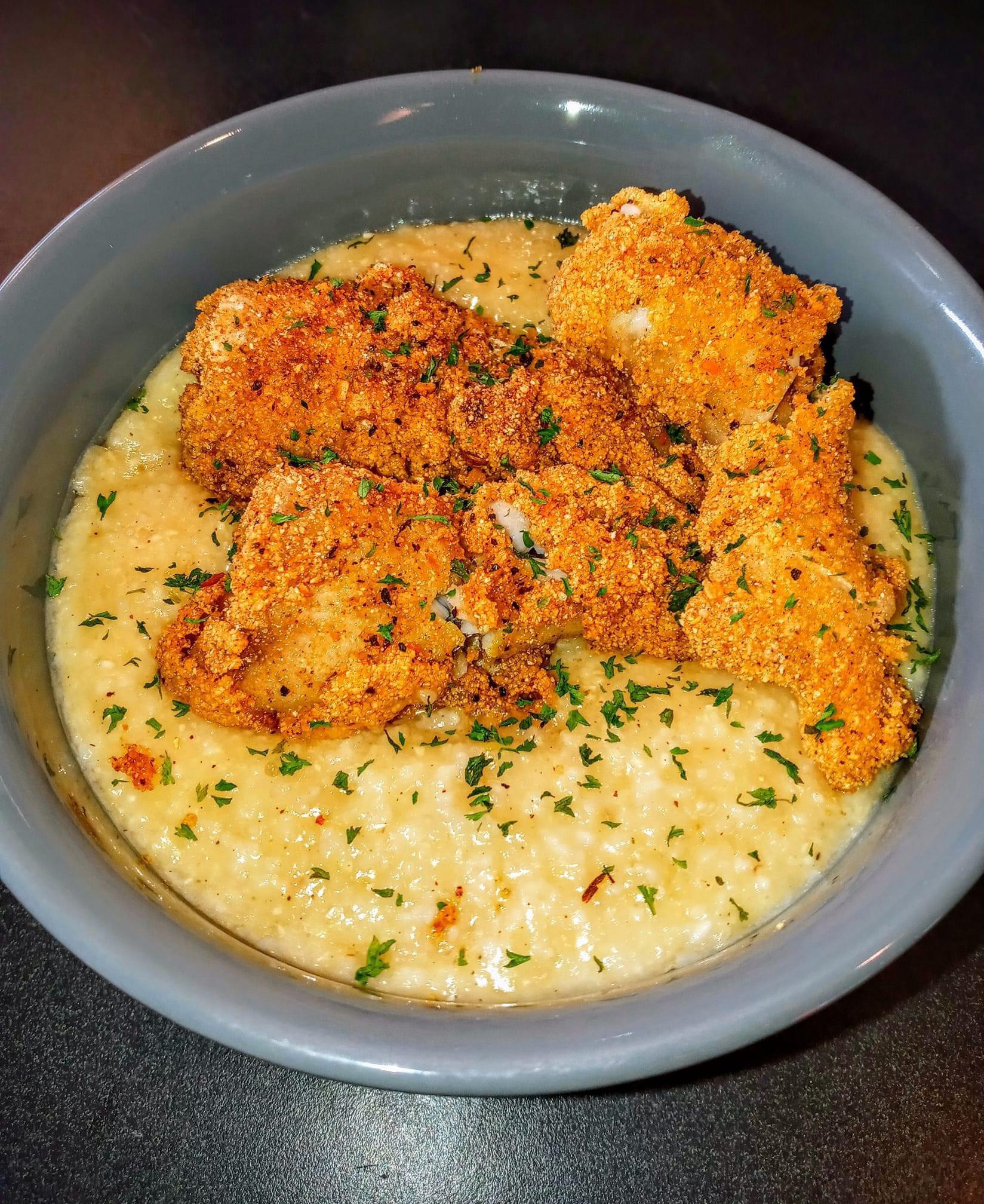 Catfish and Grits r/FoodPorn