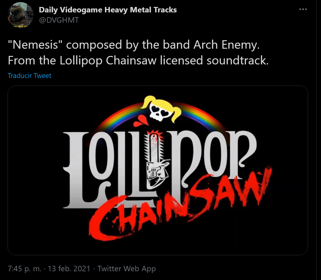 Videogames with great metal soundtracks. Btw if you interested in this I made a twitter to post