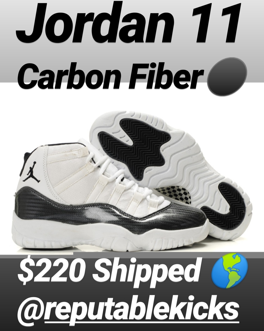Jordan 11 Carbon Fiber ⚫ r/ReputableKicks