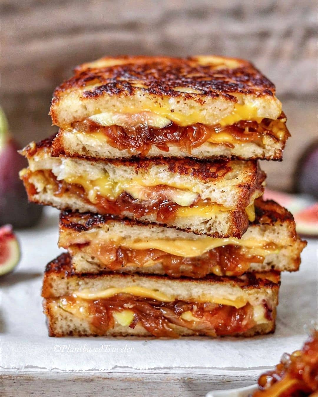 Grilled "Cheese" with Caramelized Onions r/VegRecipes