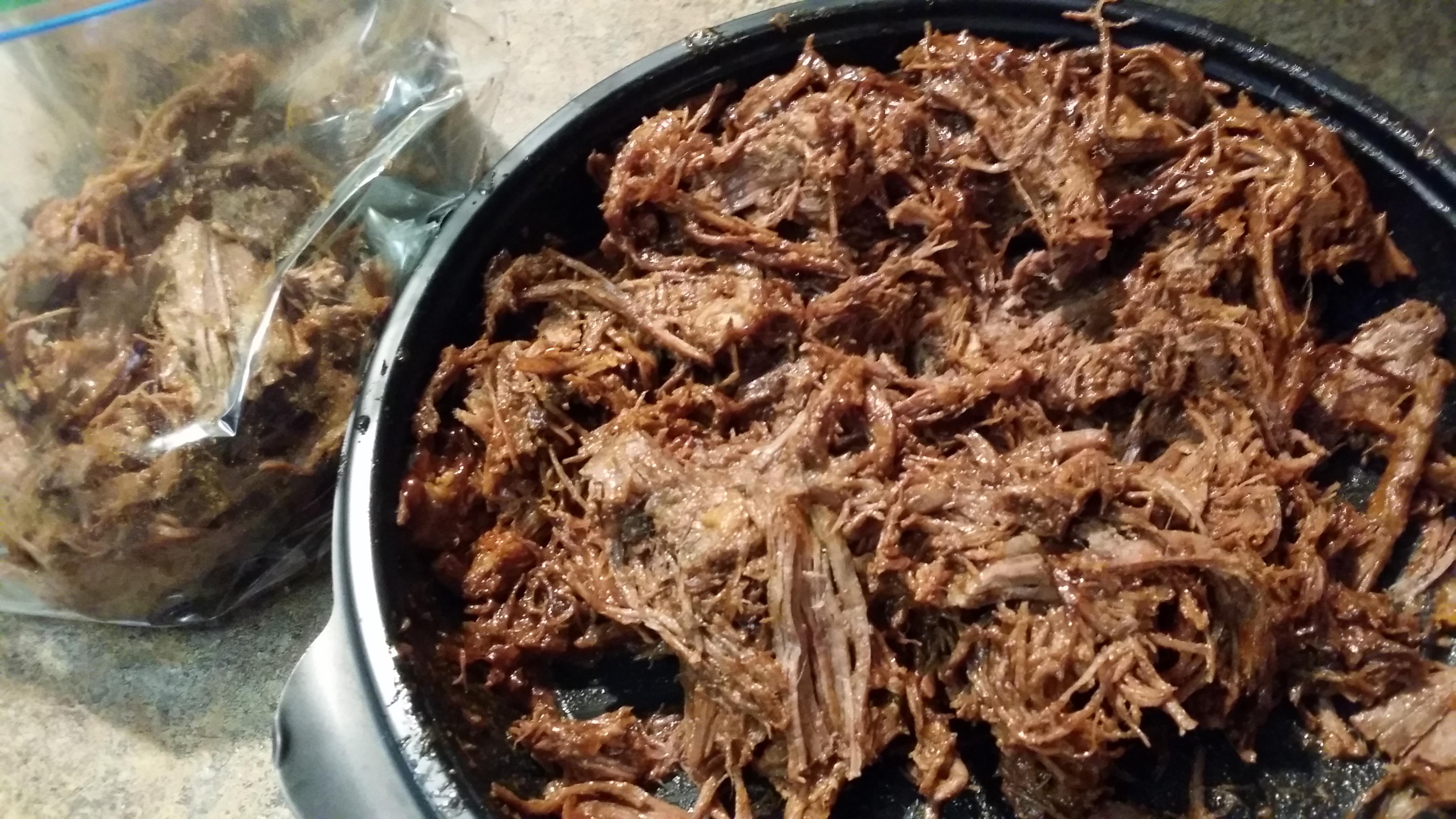 Chuck roast with enchilada sauce r/instantpot