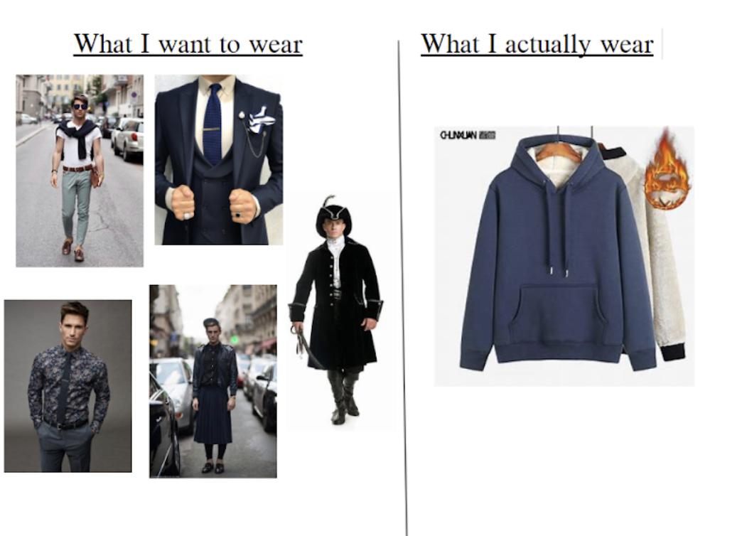 Dysphoria hoodie is pig but sometimes I want to wear. actually nice