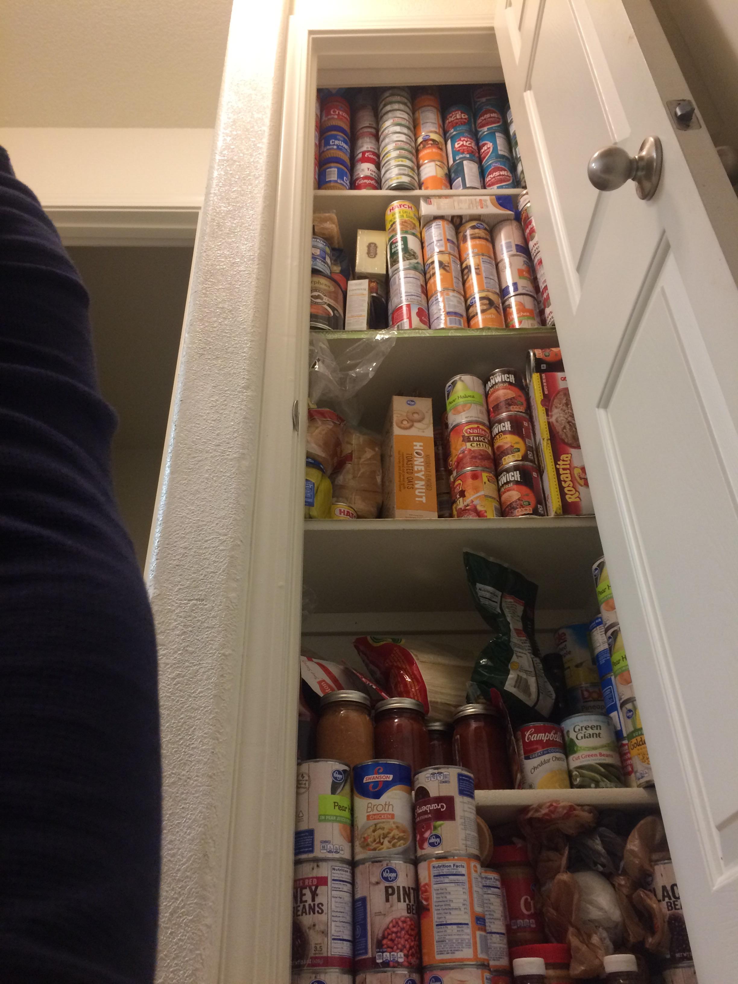 Some of my food storage for the next year. I love Smith’s case lot