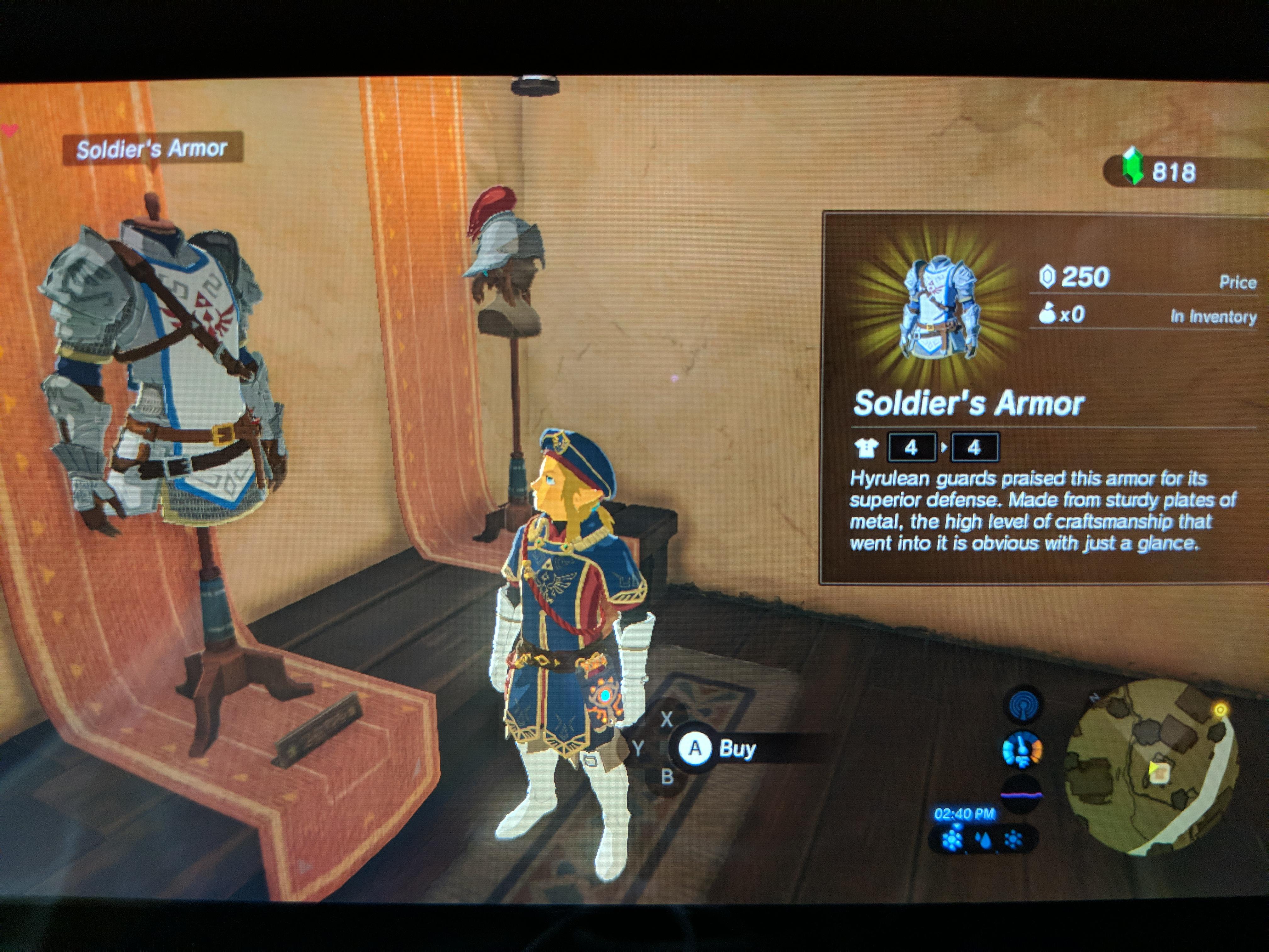 Despite the criticism Royal Guard Uniform gets, it's basically level 1 Soldier Armor that you
