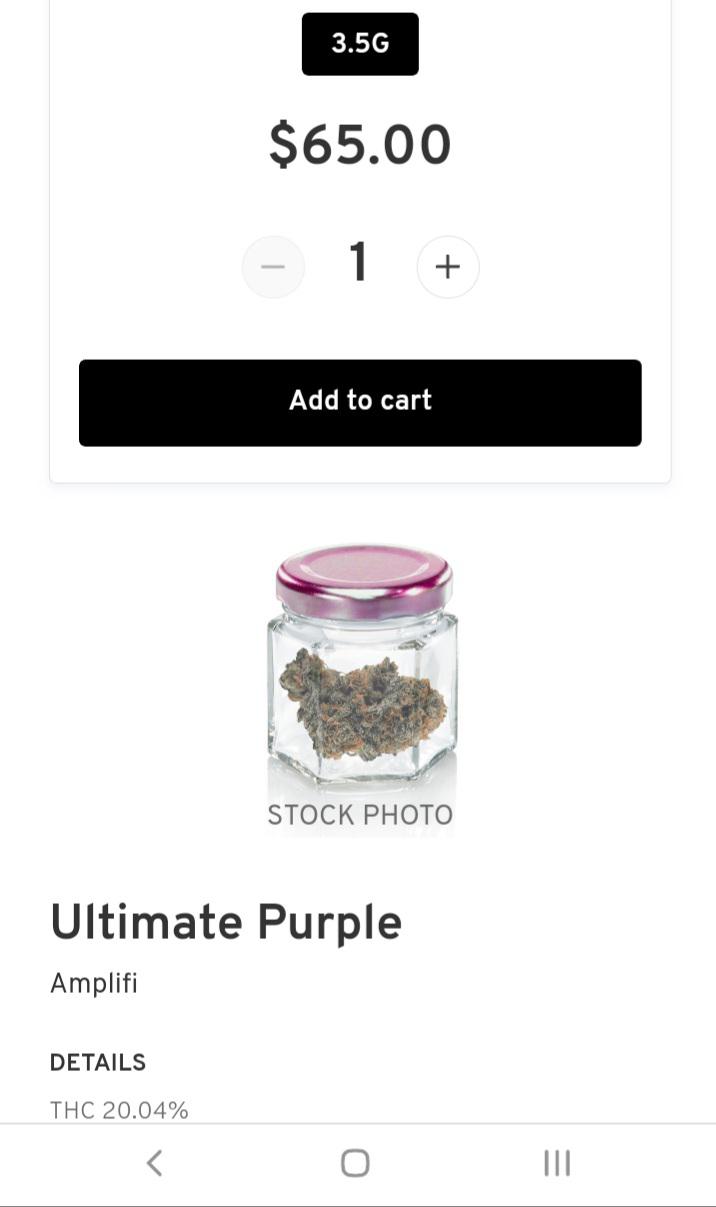 Amplifi Ultimate Purple on the Zen Leaf Jessup menu. I haven't seen Amplifi before. Anyone know