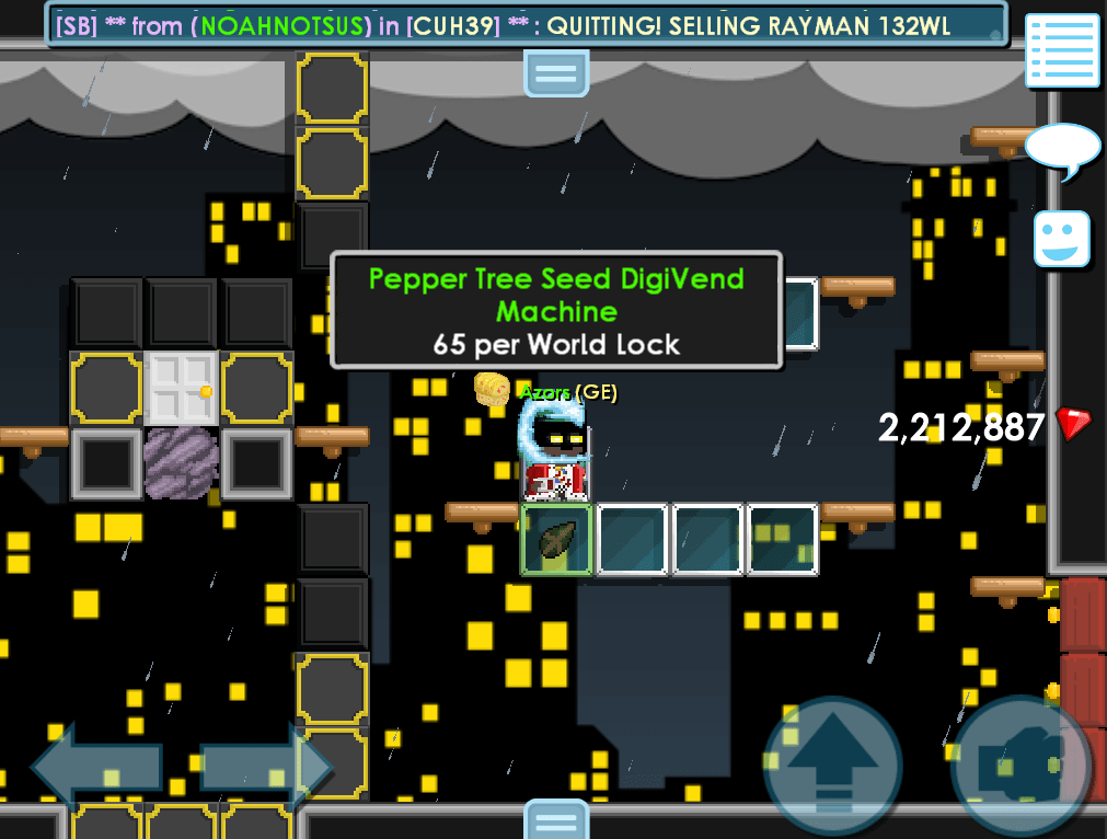 Pepper Seeds 65/1 at Azors r/growtopia