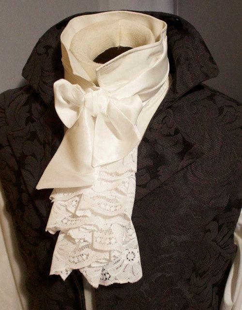 I love myself a lace jabot, or as real men call it, an “Eighteenth