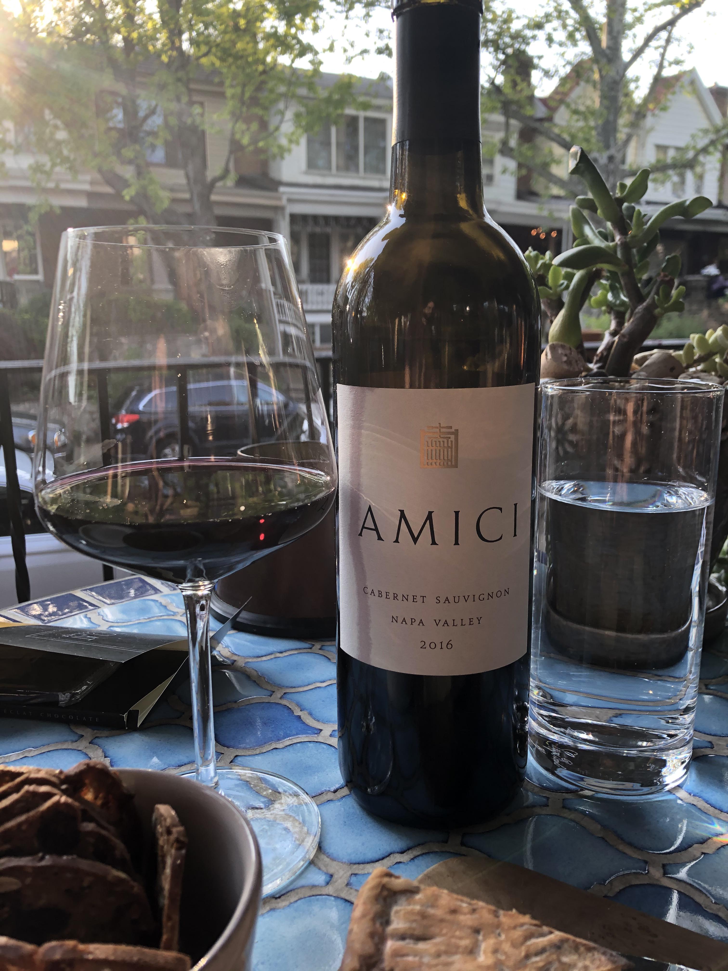 Amici Napa Cab wine