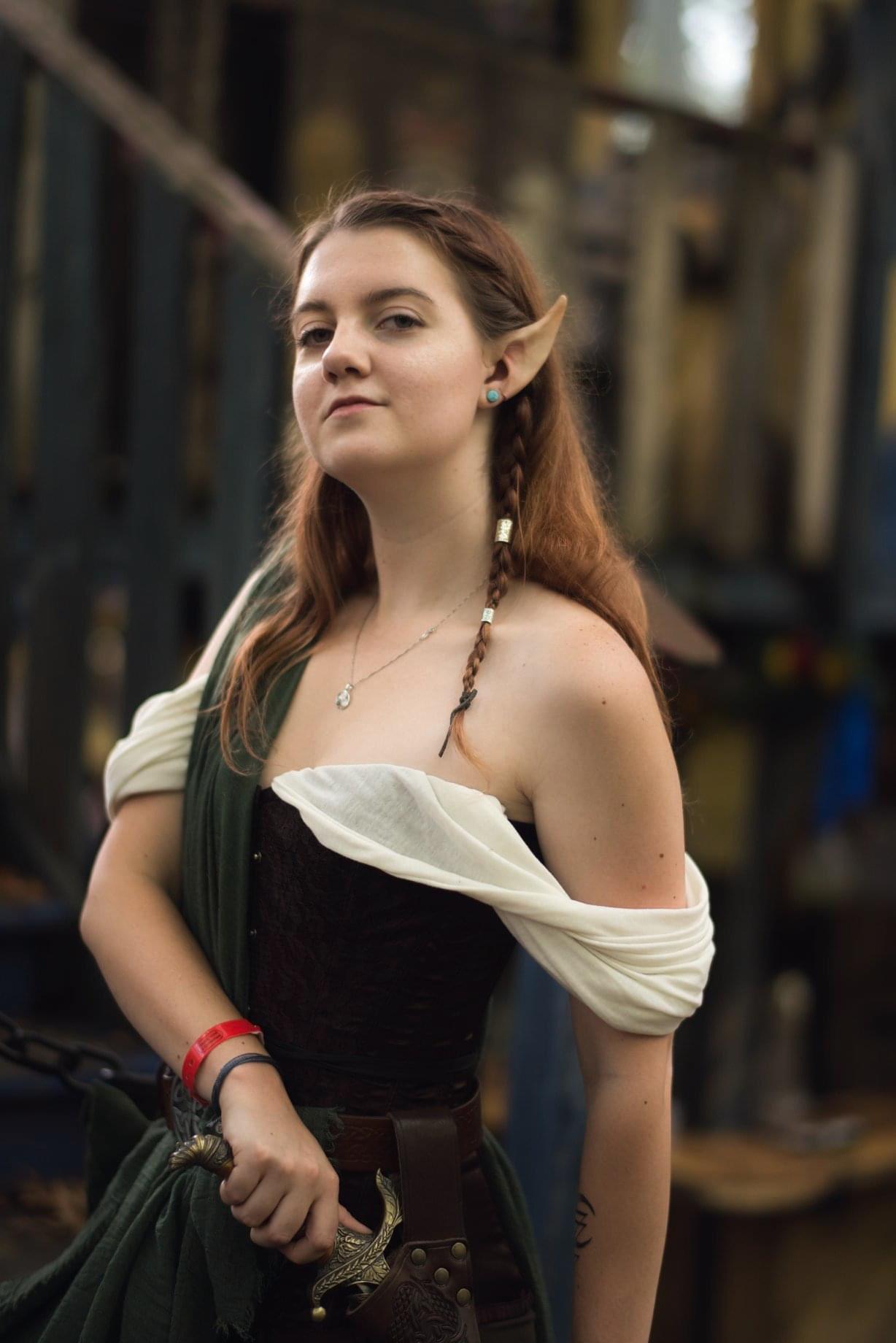 [self] Wood elf oc cosplay I did last year at the Renaissance Faire
