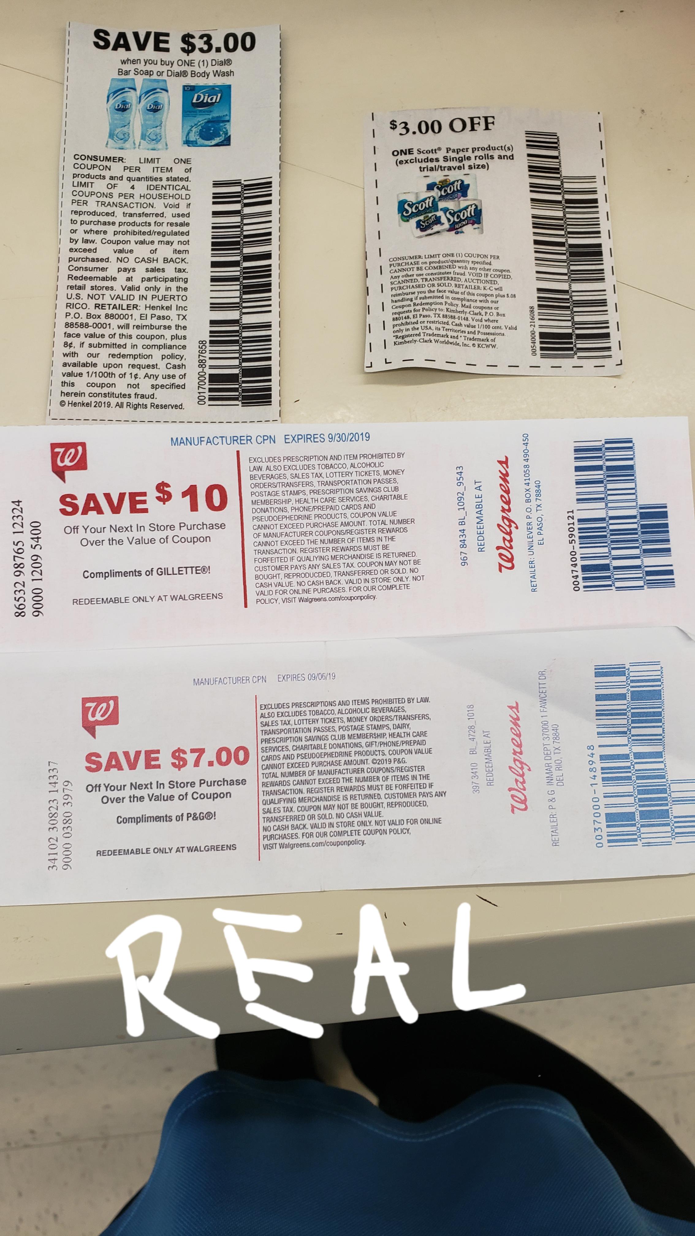 Fake Catalina and coupons circulating r/WalgreensStores
