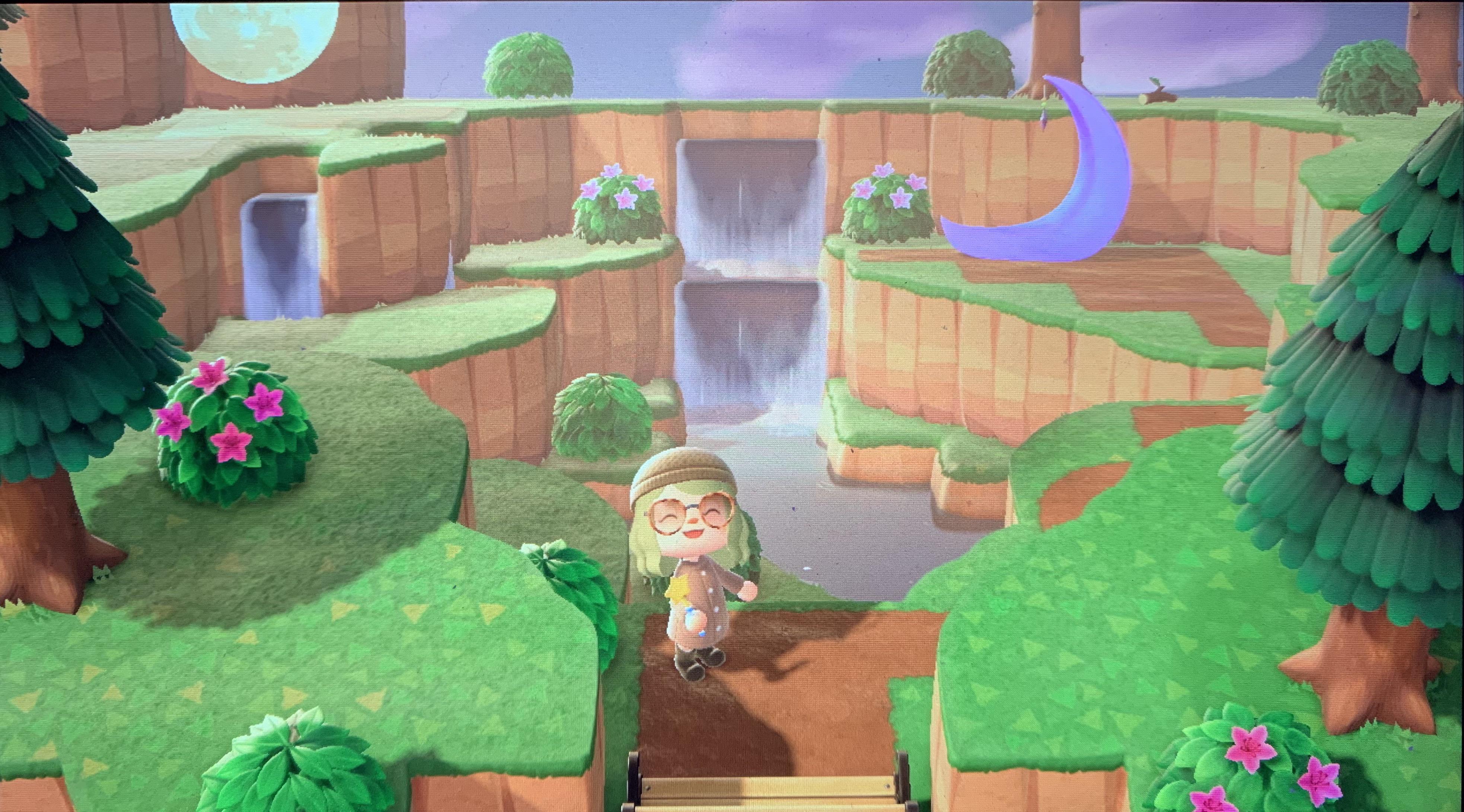 Still unfinished but I’m enjoying the sunset in my secret garden ) r