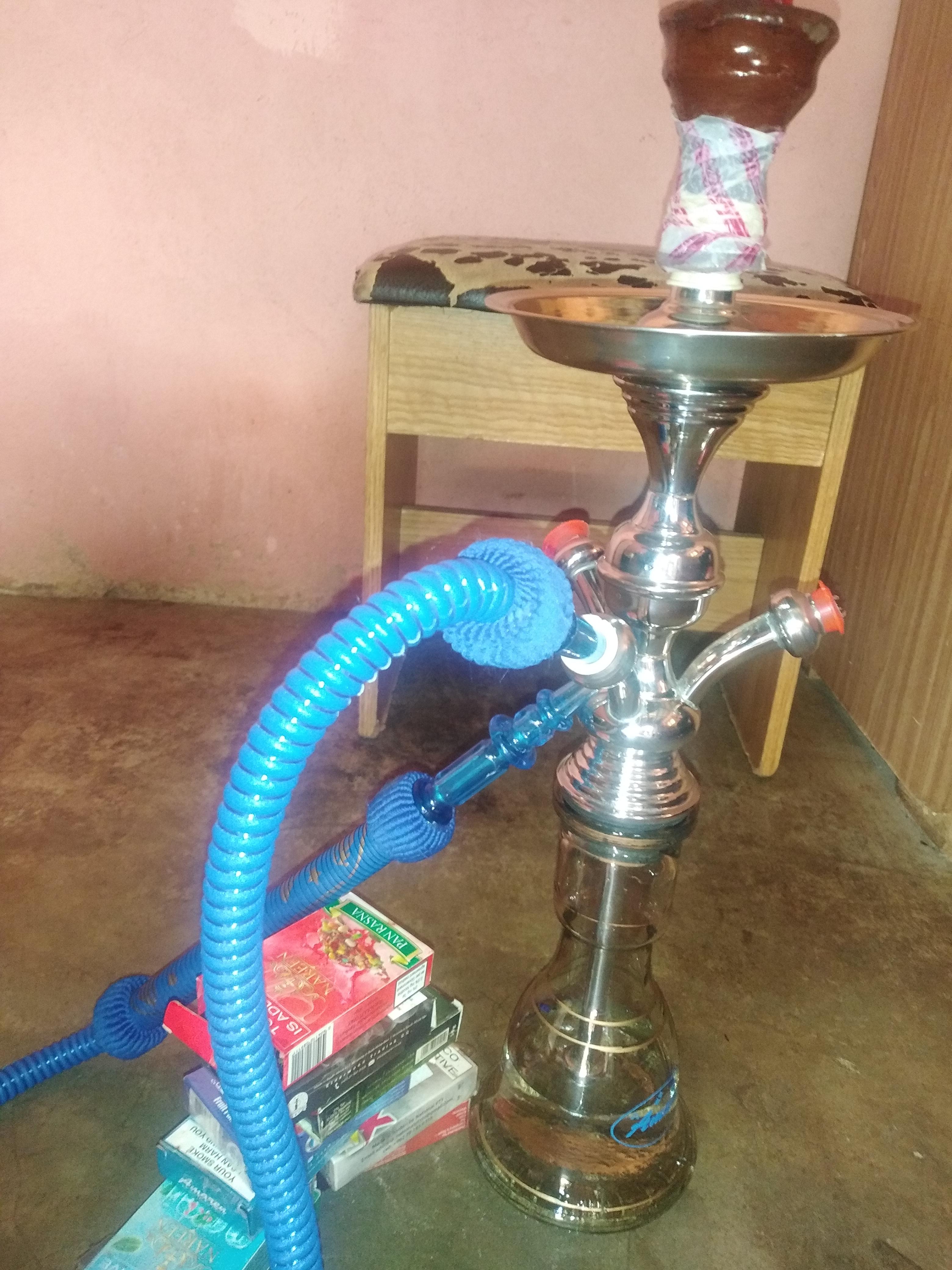Hookah in the outskirts of South African, shanty town. r/hookah