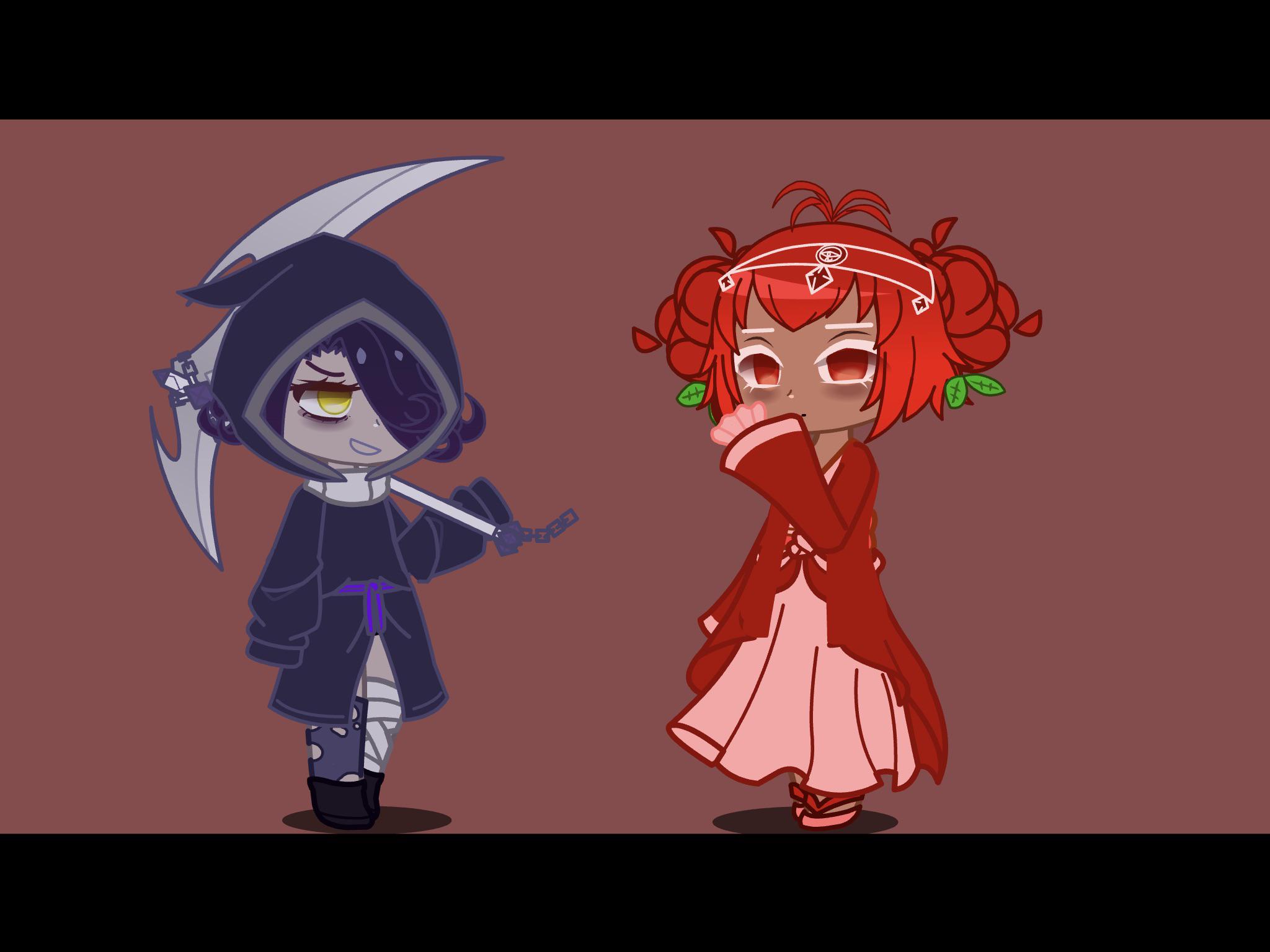 Licorice cookie and pomegranate cookie in gacha club!?!!1😳😱😱🥶😡😳 r