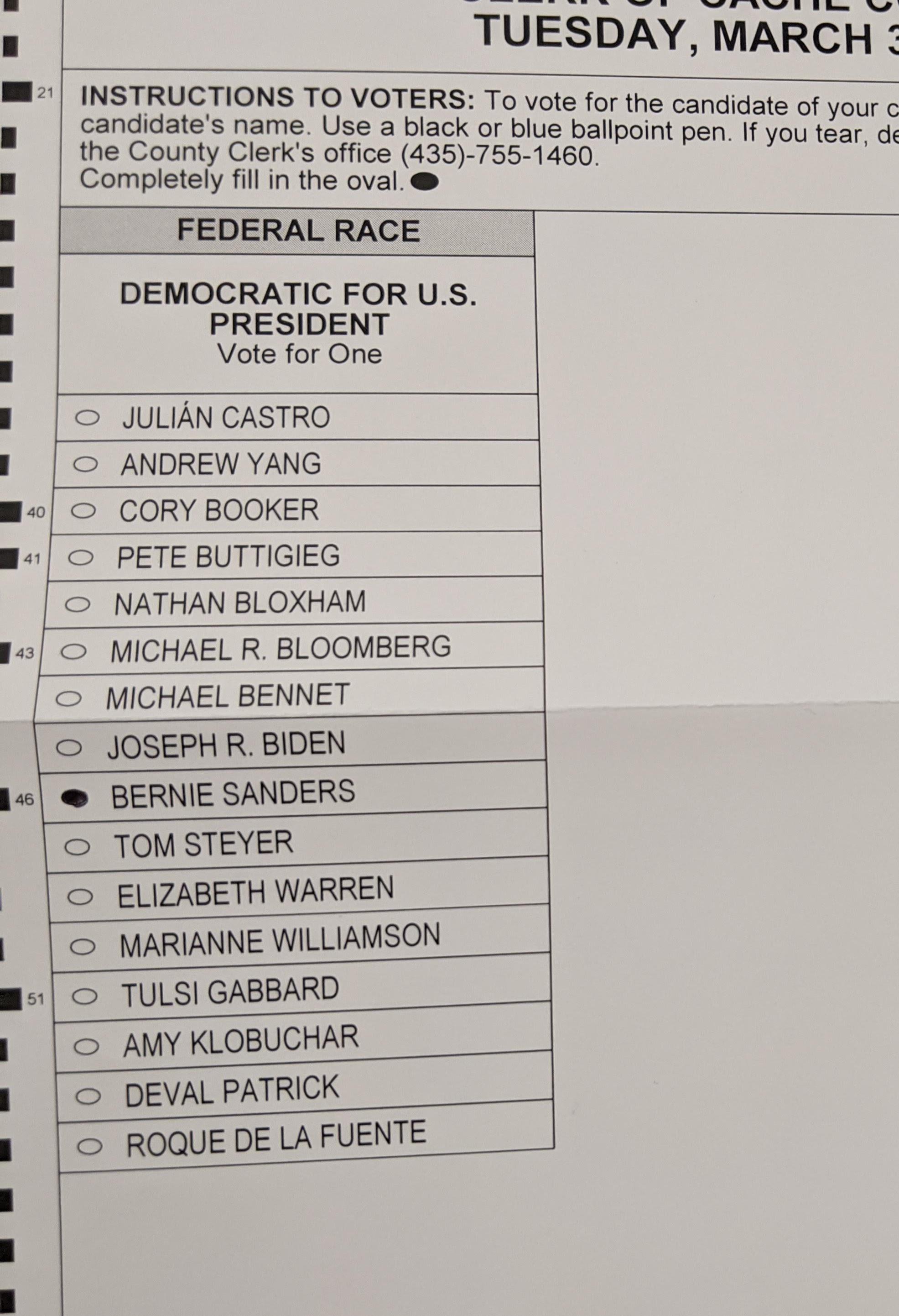 Utah mail ballots started arriving today. I know a lot of these get