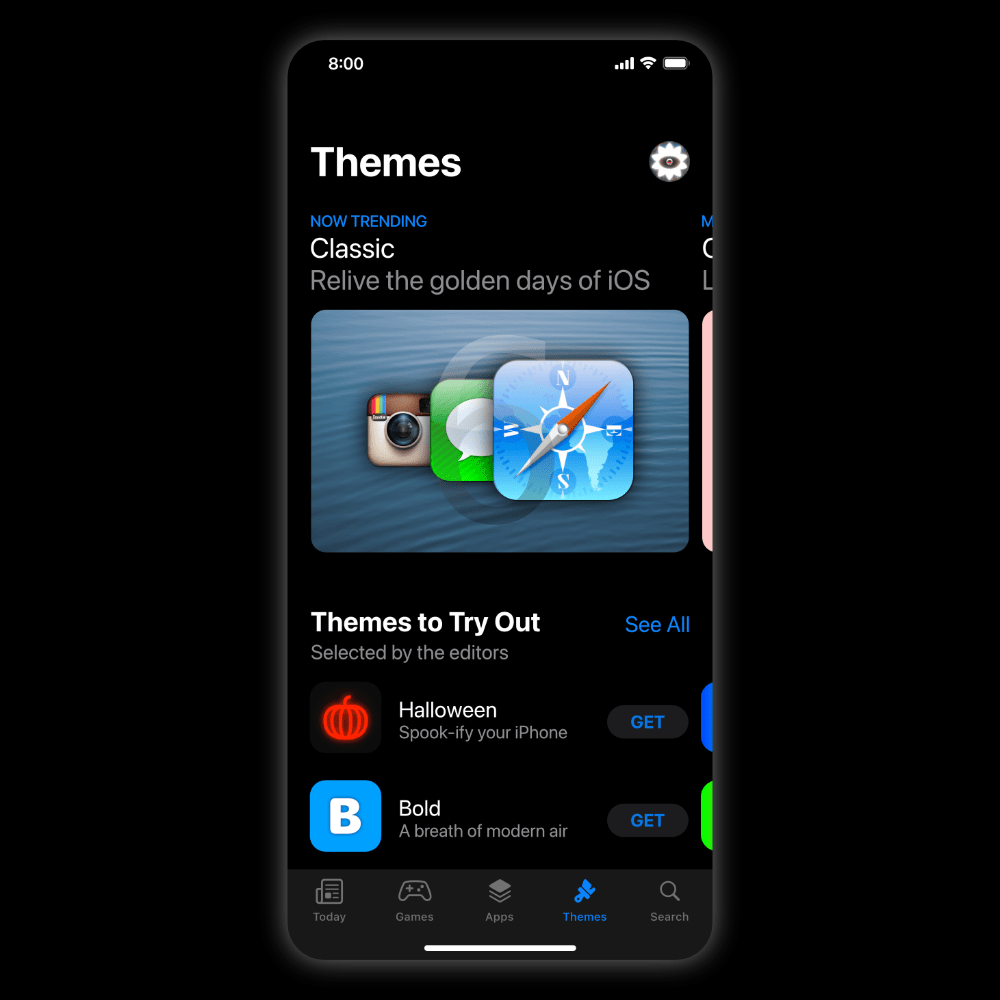(Concept) iOS Theme Store r/iOSBeta