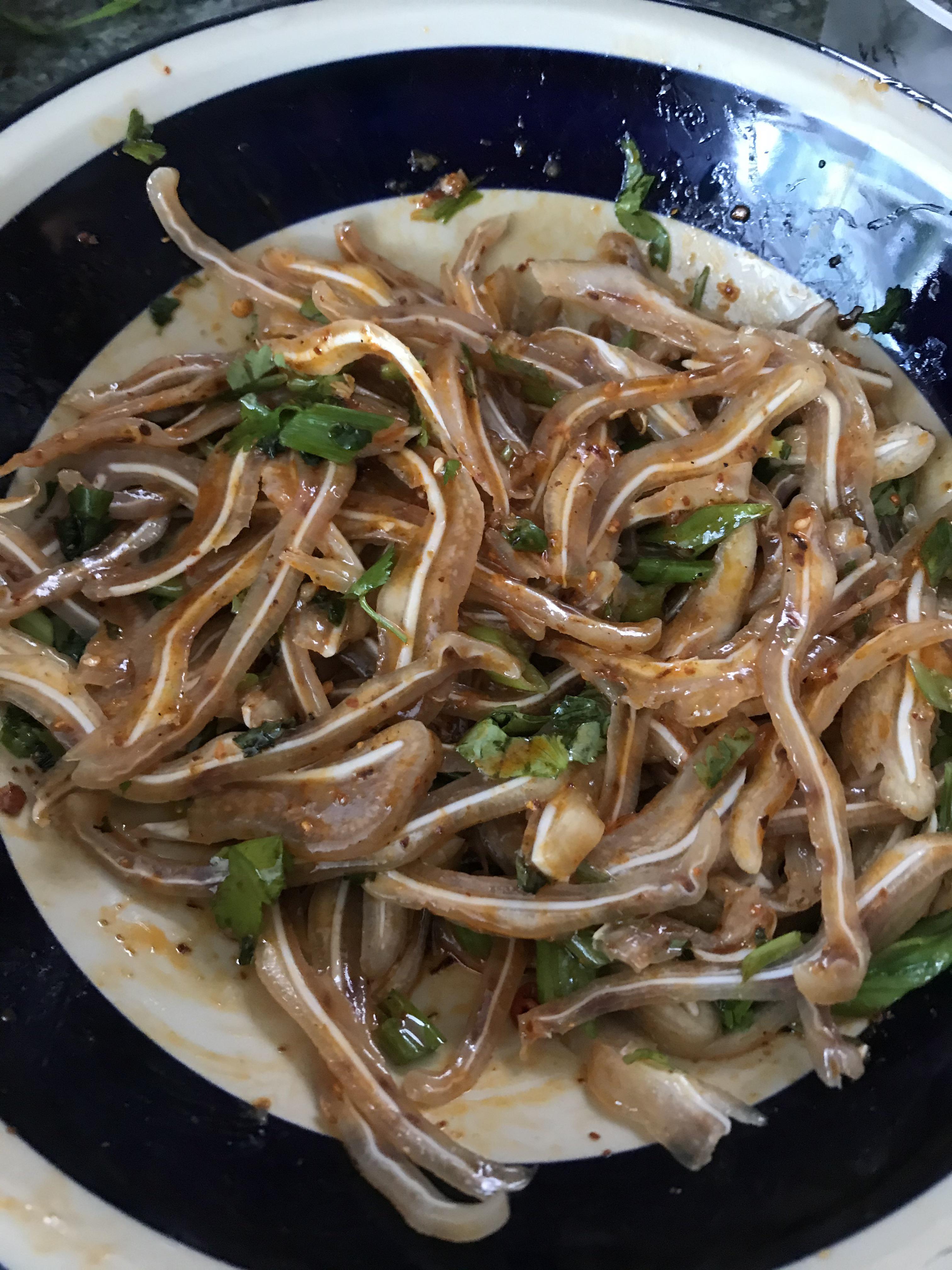 Pig’s ear in chile oil sauce r/chinesefood