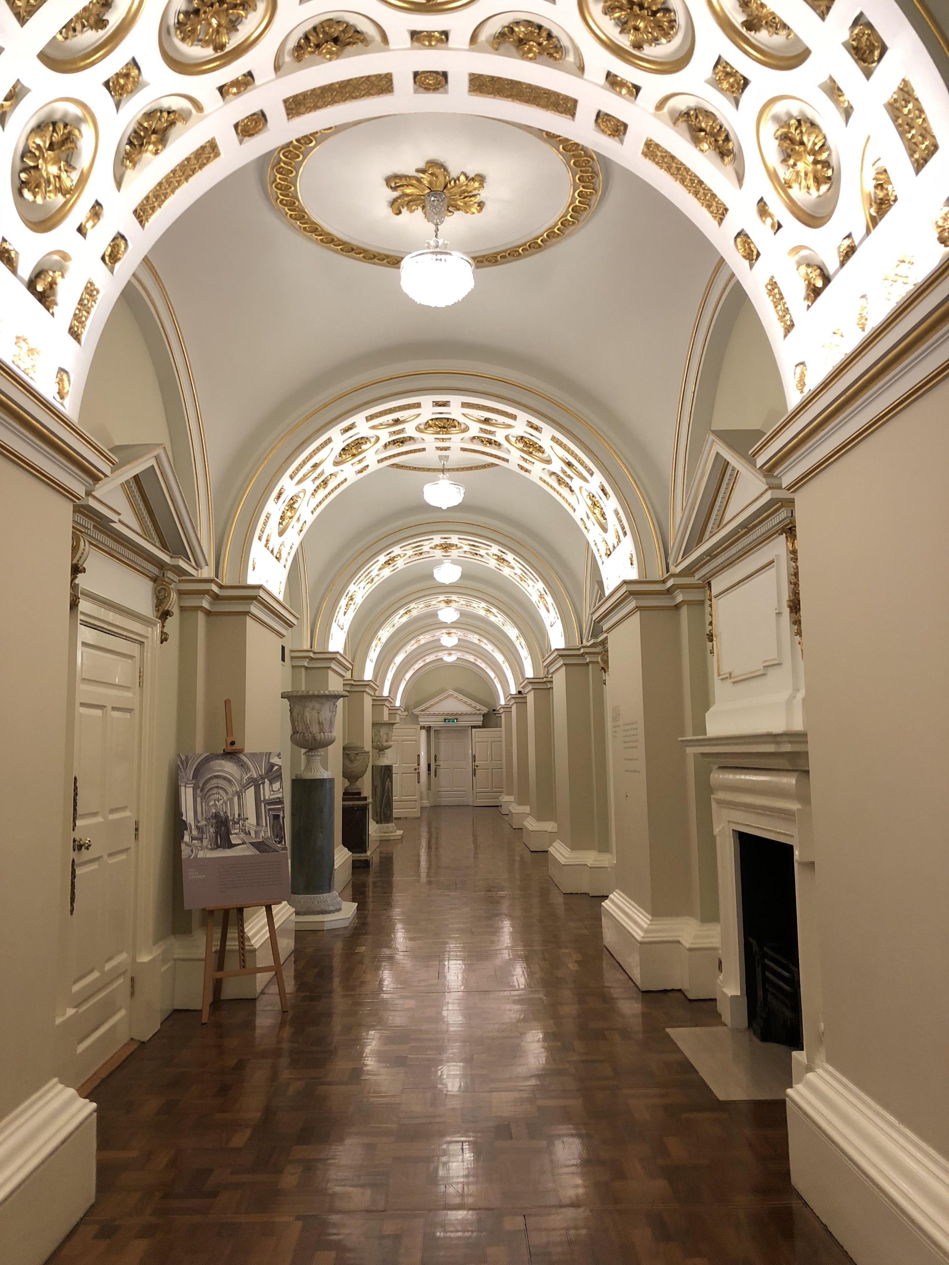 Walking the halls of Dublin Castle! A change to the ancient stone