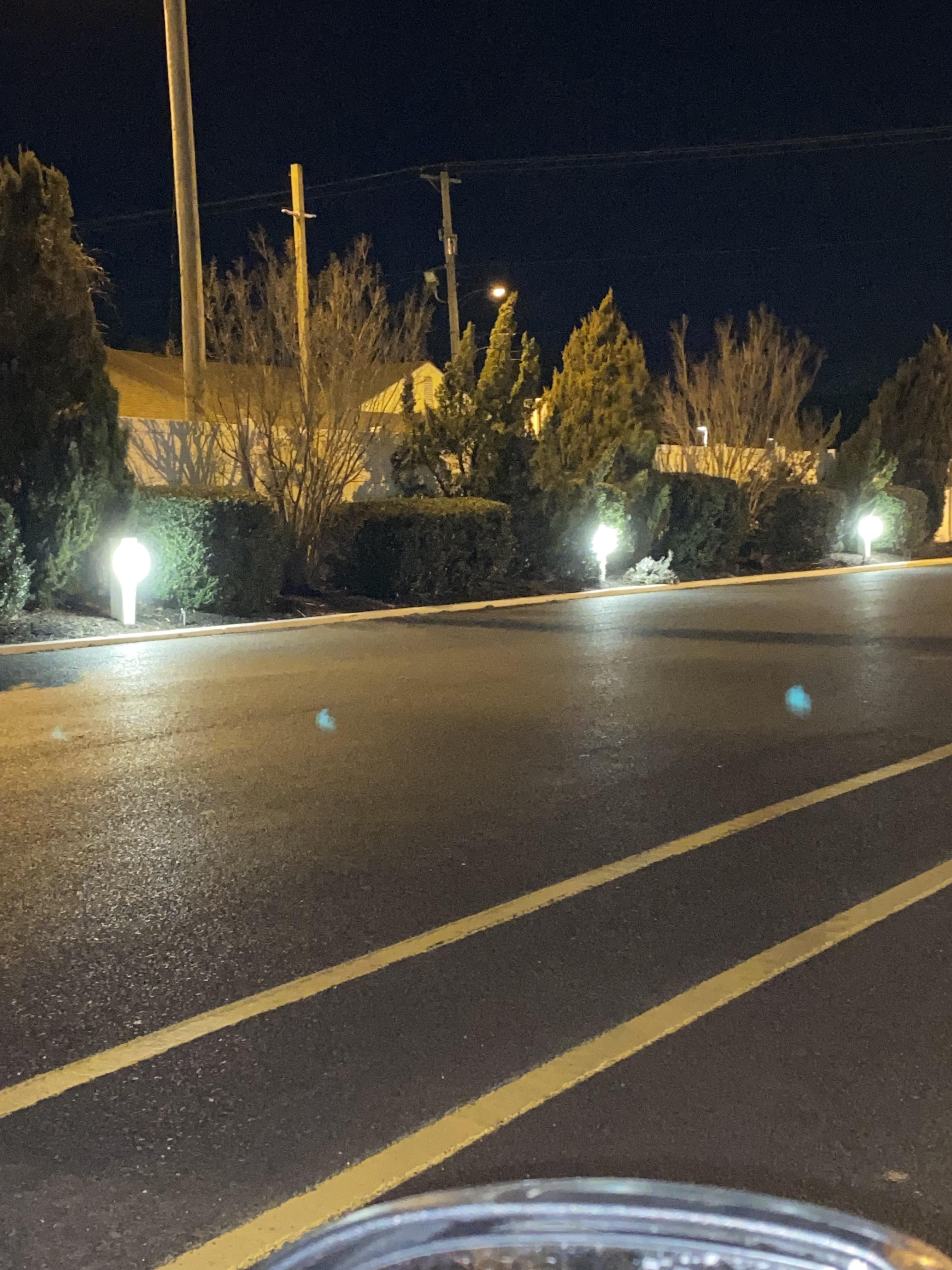 Ok, who is putting blue lights in my town 🤣 r/NMSBaseBuilding