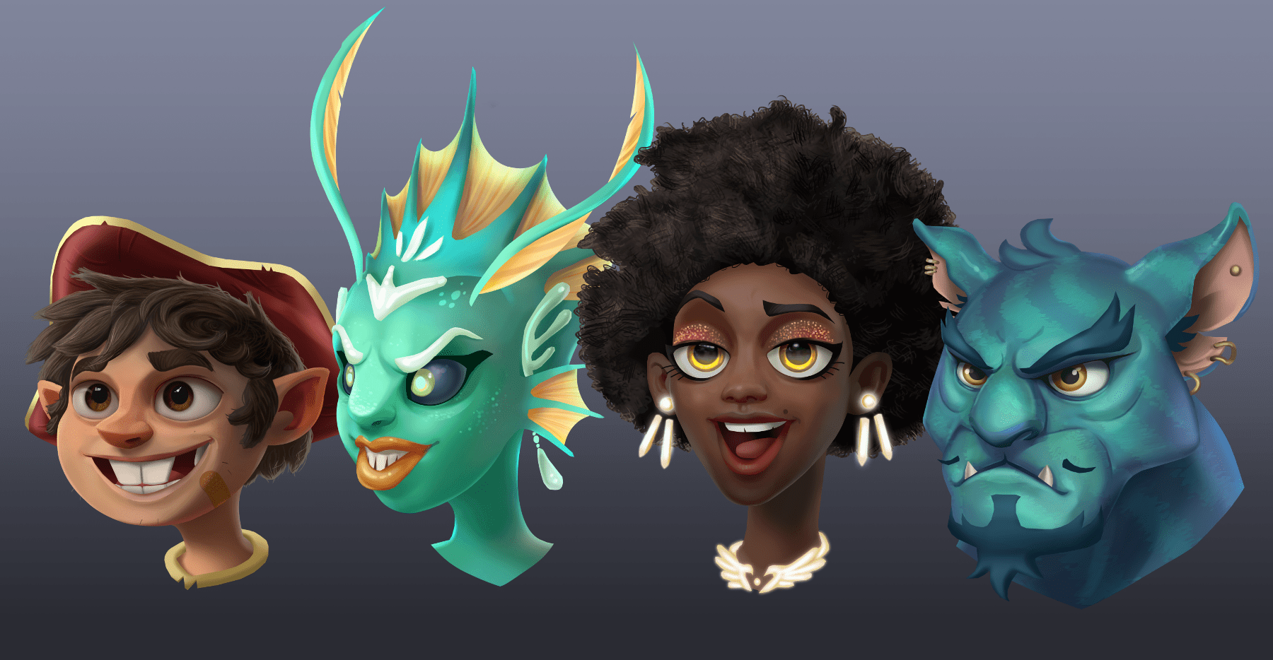 Cheese, Myrtle, Bob, Marcid (POL fanart) r/Dimension20