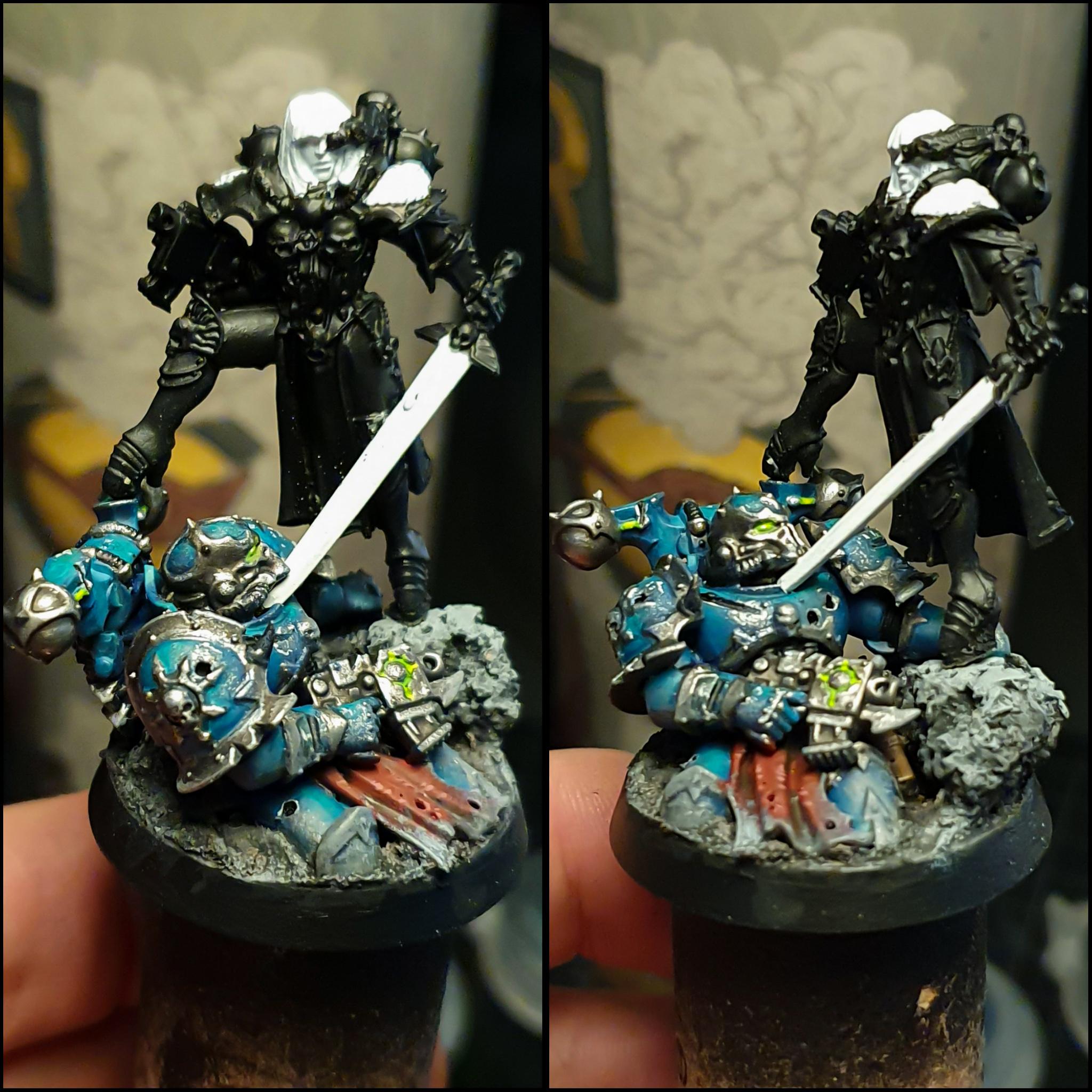 How do you go painting black armor? Do you edge highlight/ tint the