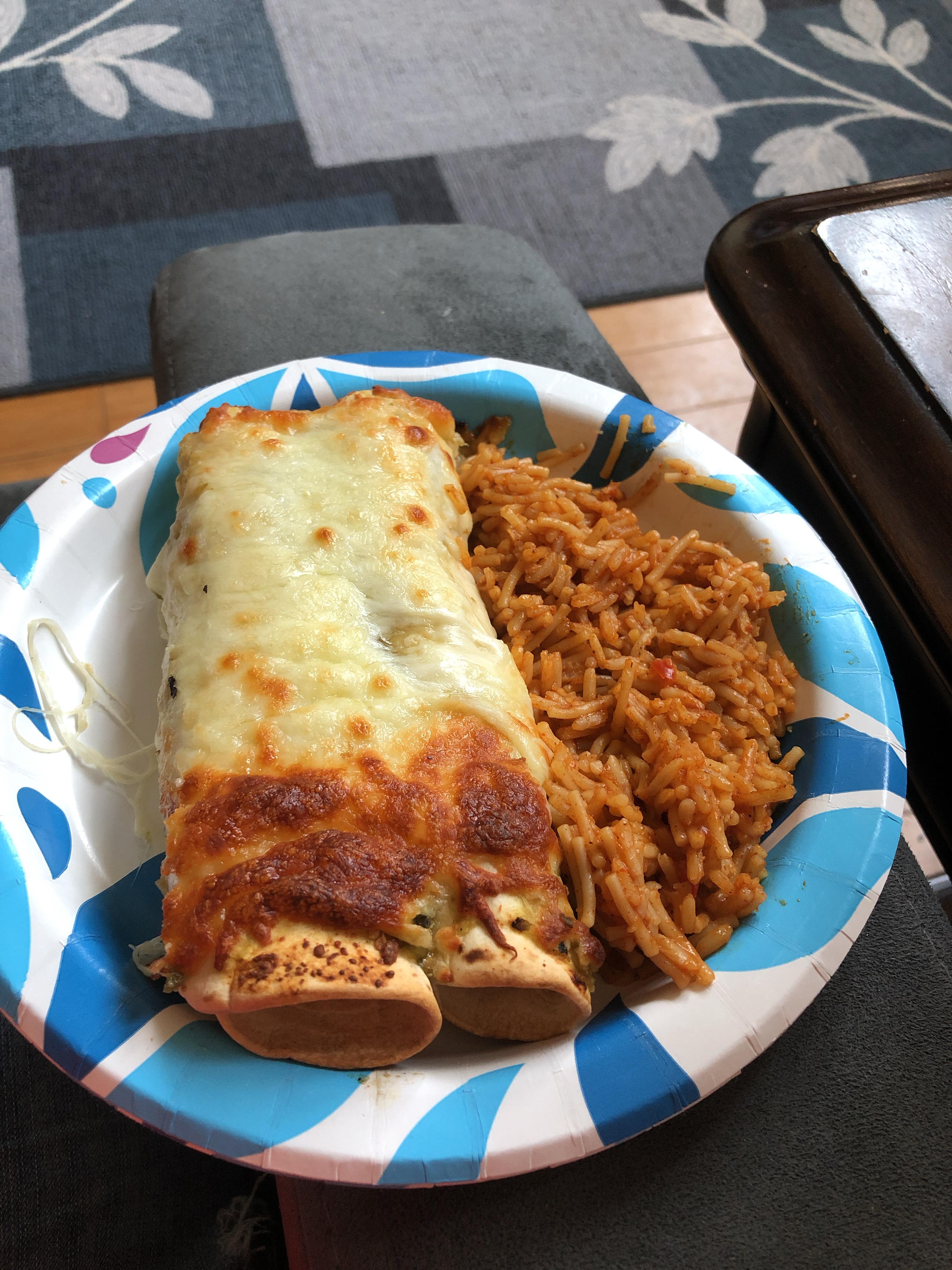 [Homemade] Enchiladas Verdes r/food