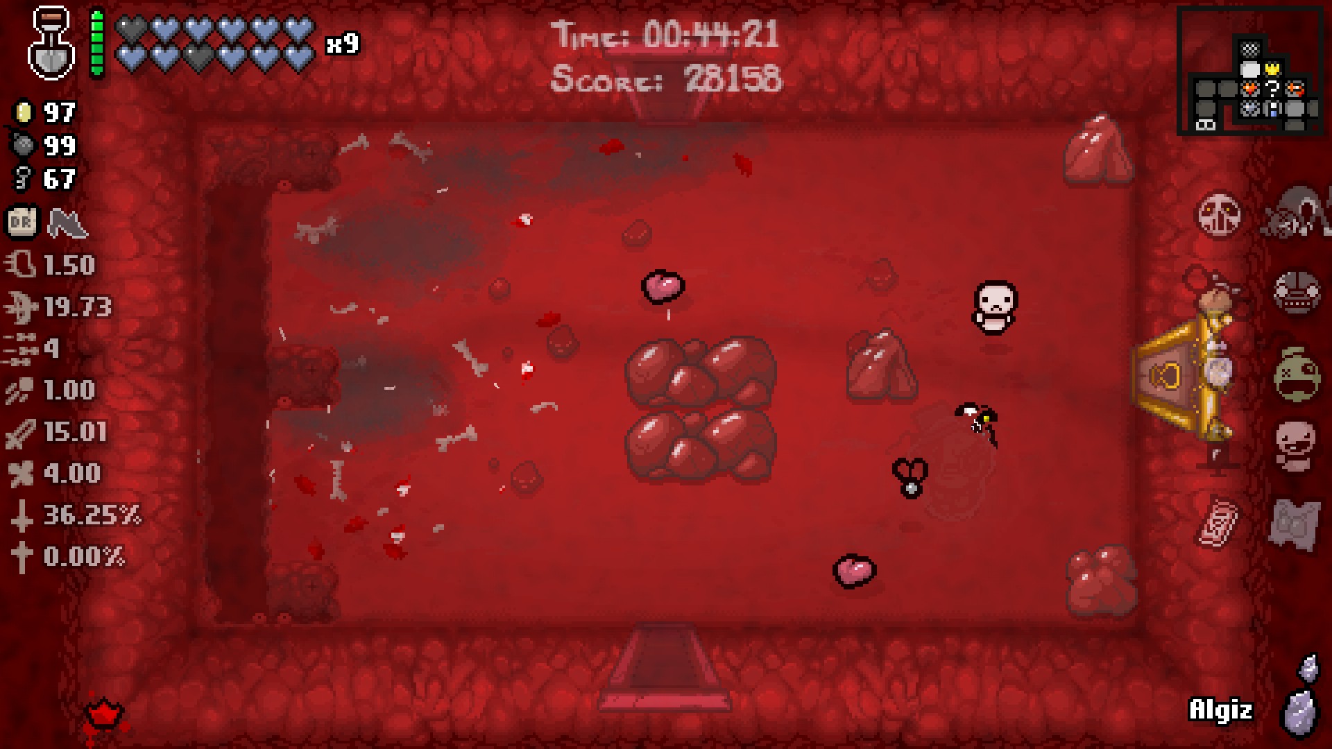 Item room on the womb 1? Anyone know why this happened? thebindingofisaac