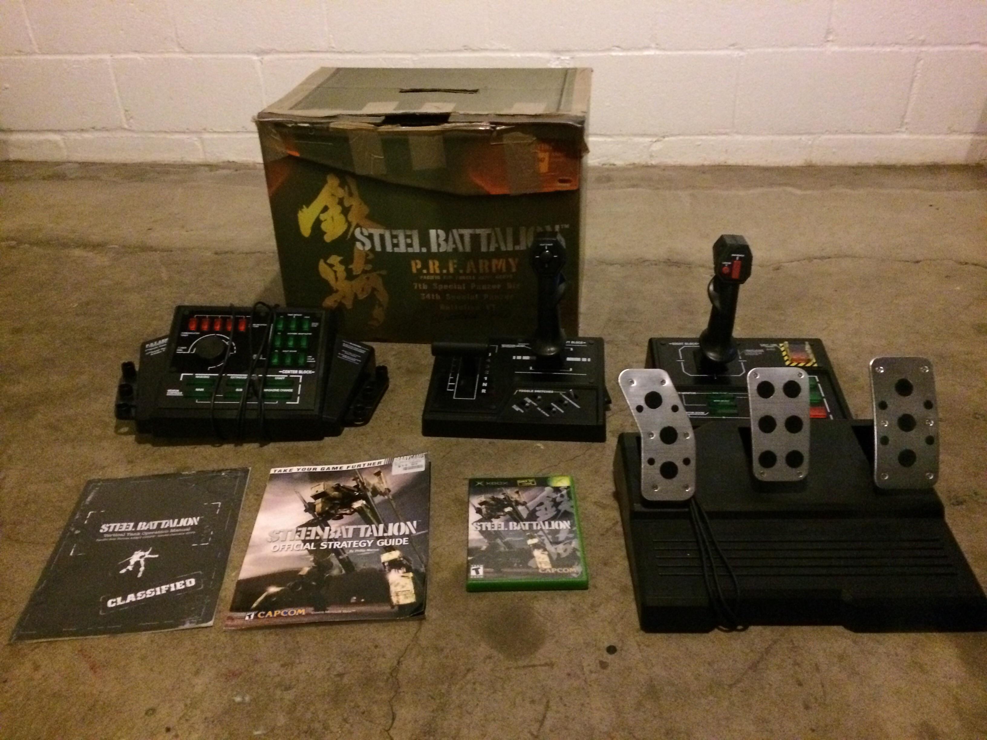 Steel Battalion complete for Xbox 20 at garage sale. r/gamecollecting