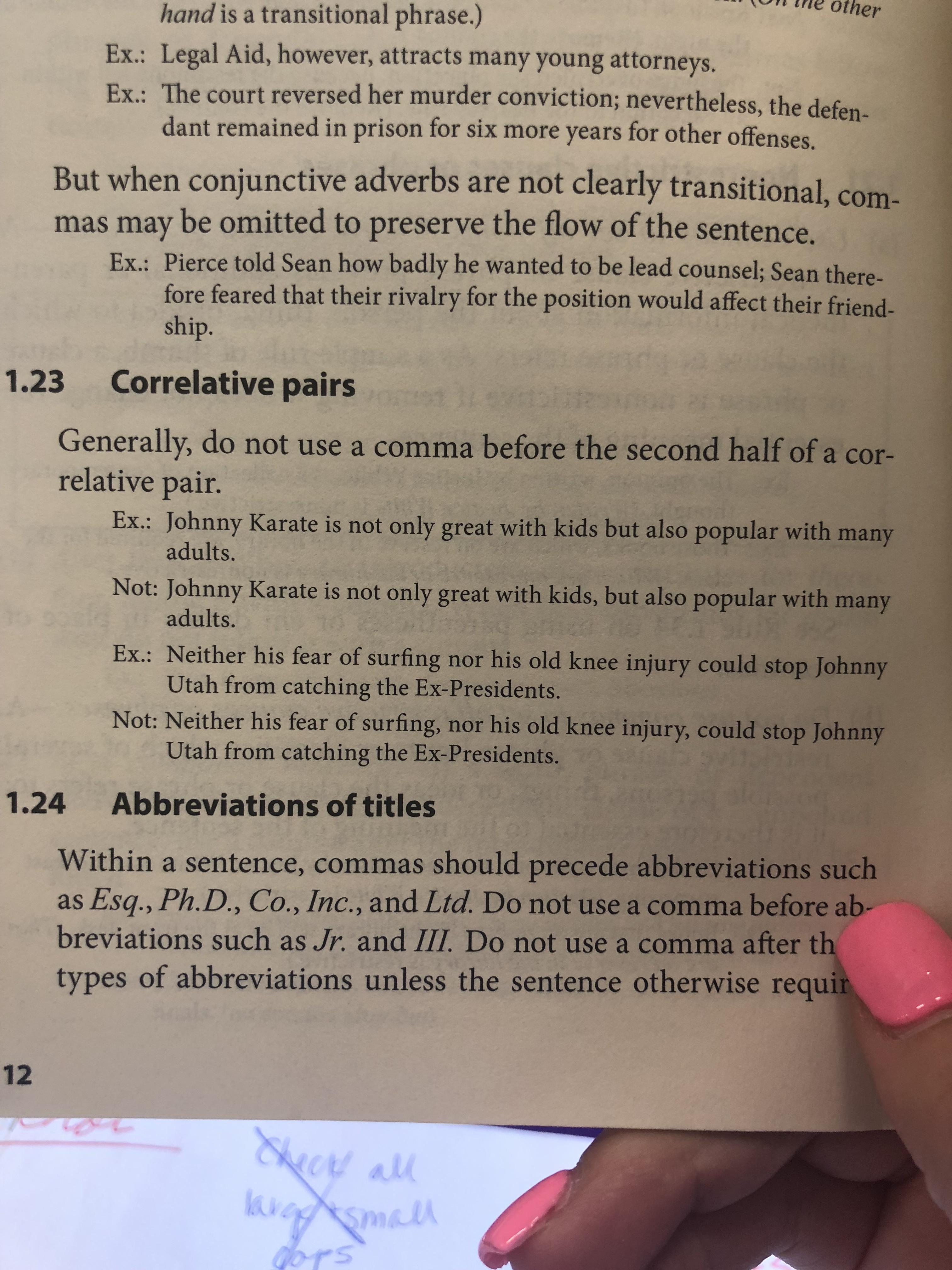 Johnny Karate got a shout out in the Texas Law Review Manual of Usage