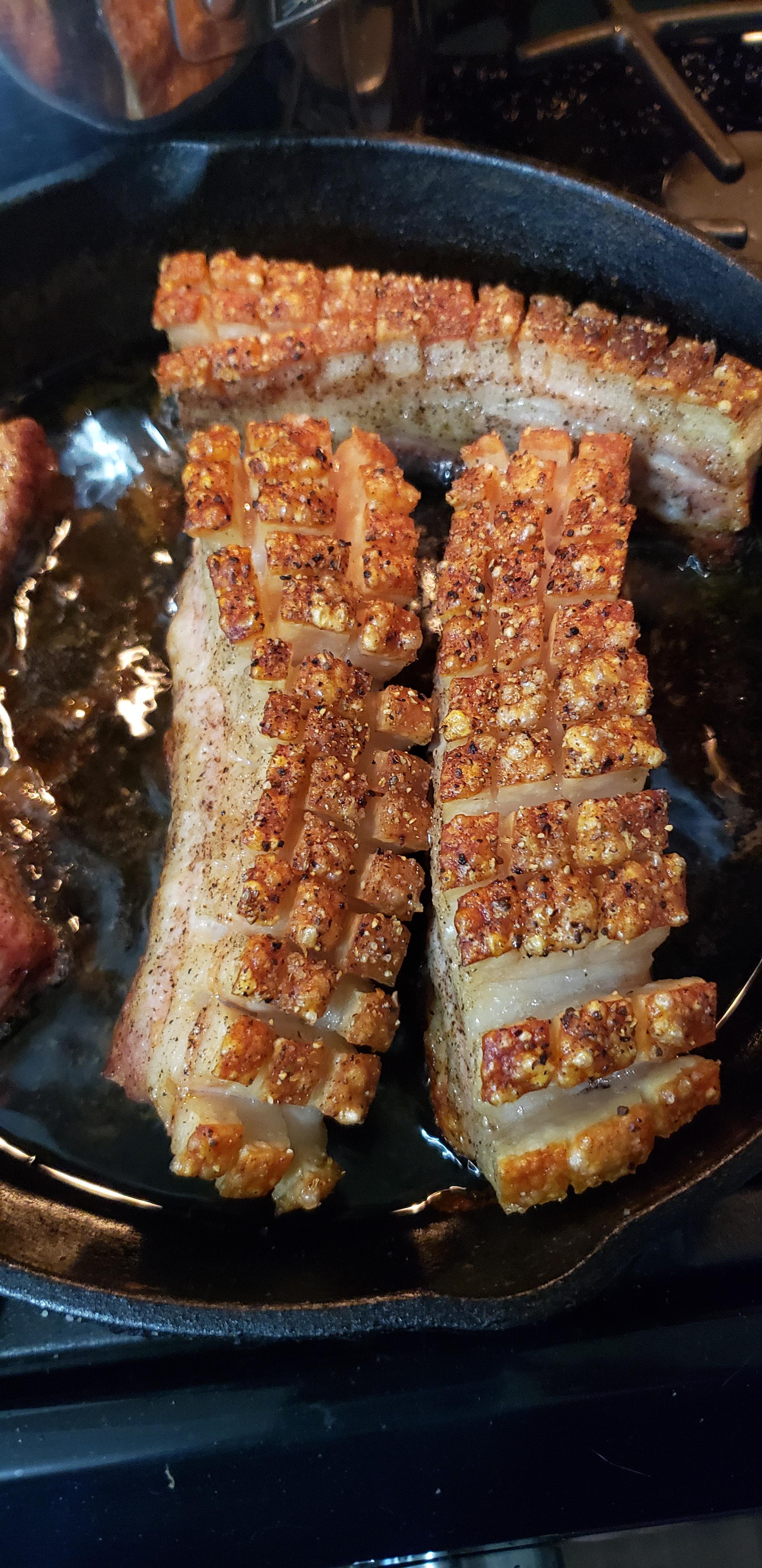 What better to go with pho other than crispy pork belly r/pho