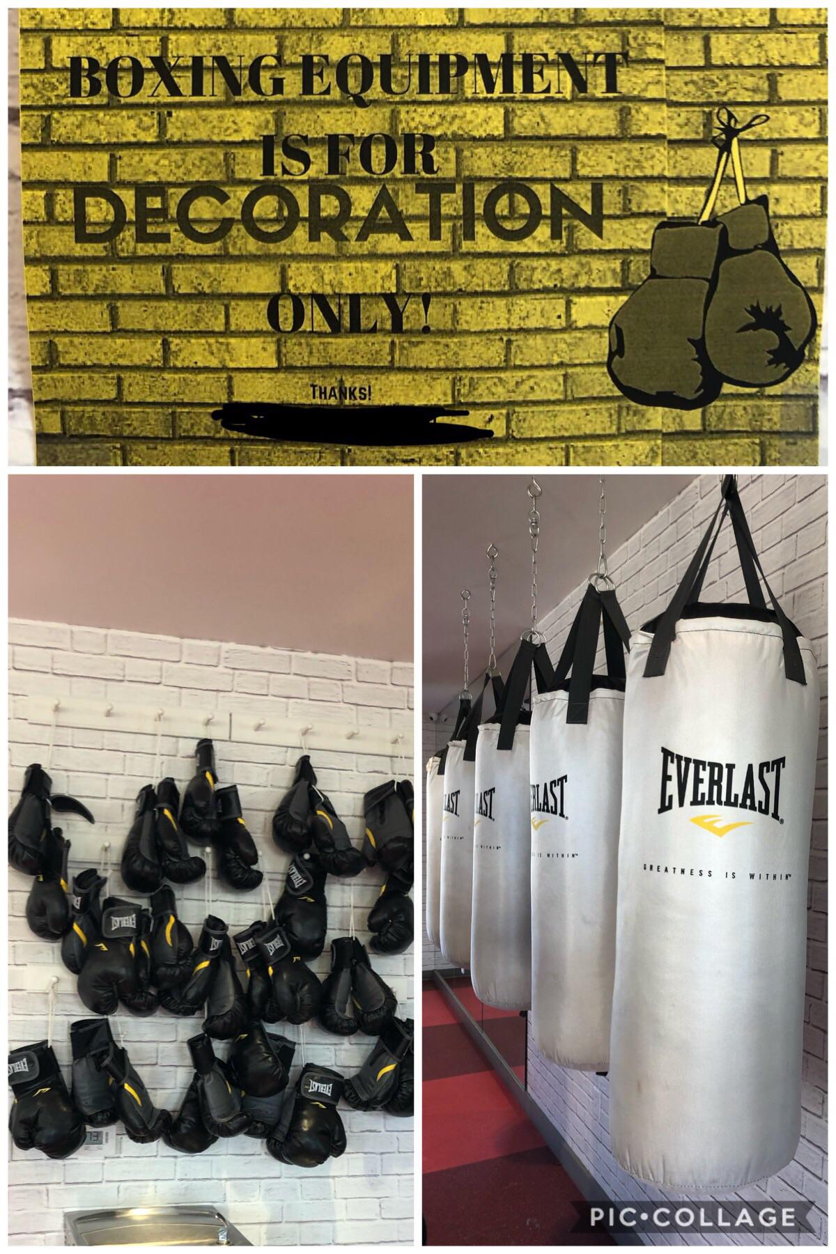 Was excited to use my new apartments boxing equipment that they made