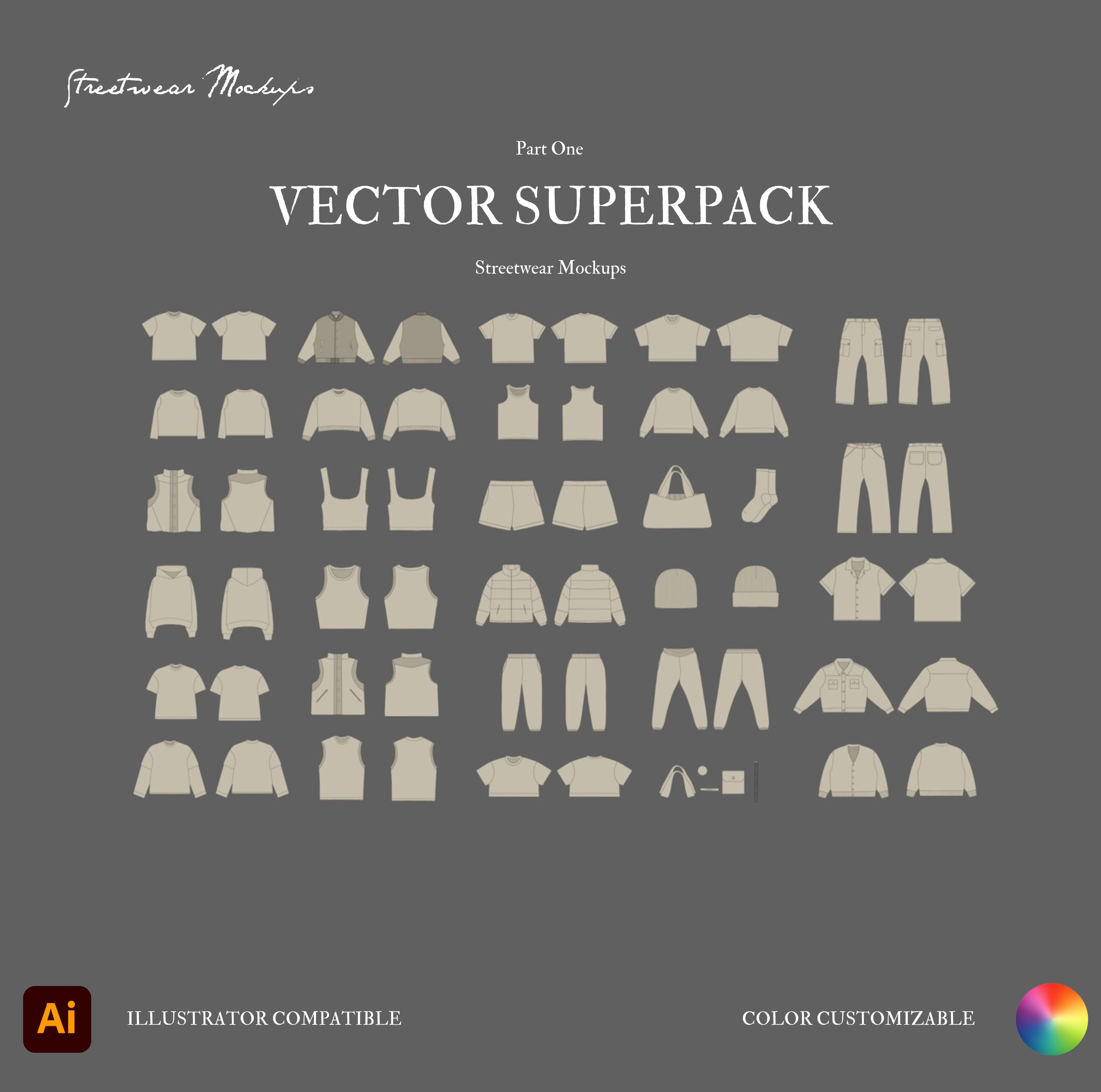 Vector Mockup pack part 1. Now available. I know it’s a day late