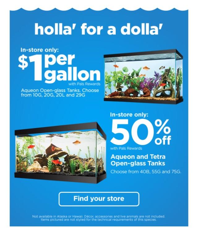how long is petco dollar gallon sale Keep Working On It Vodcast