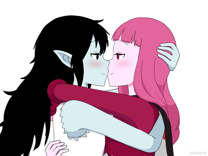 Adventure Time Kiss Gif
