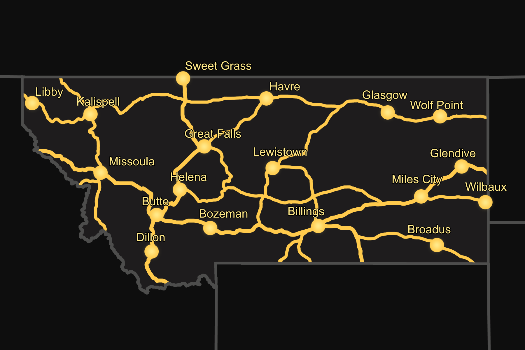 Montana Concept Map (Mispelled Wibaux) r/trucksim