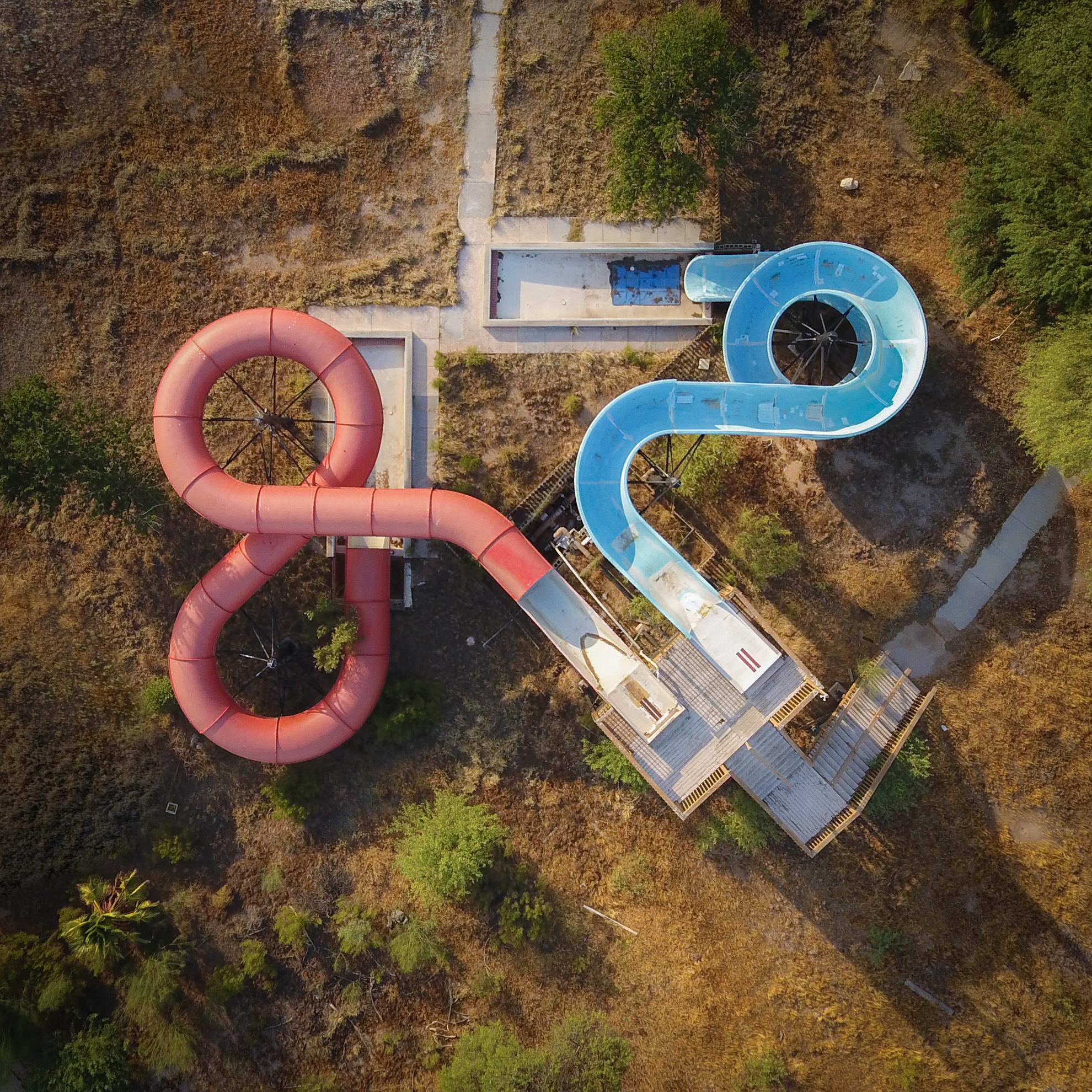 Overgrown water park in Tucson, Arizona AbandonedPorn