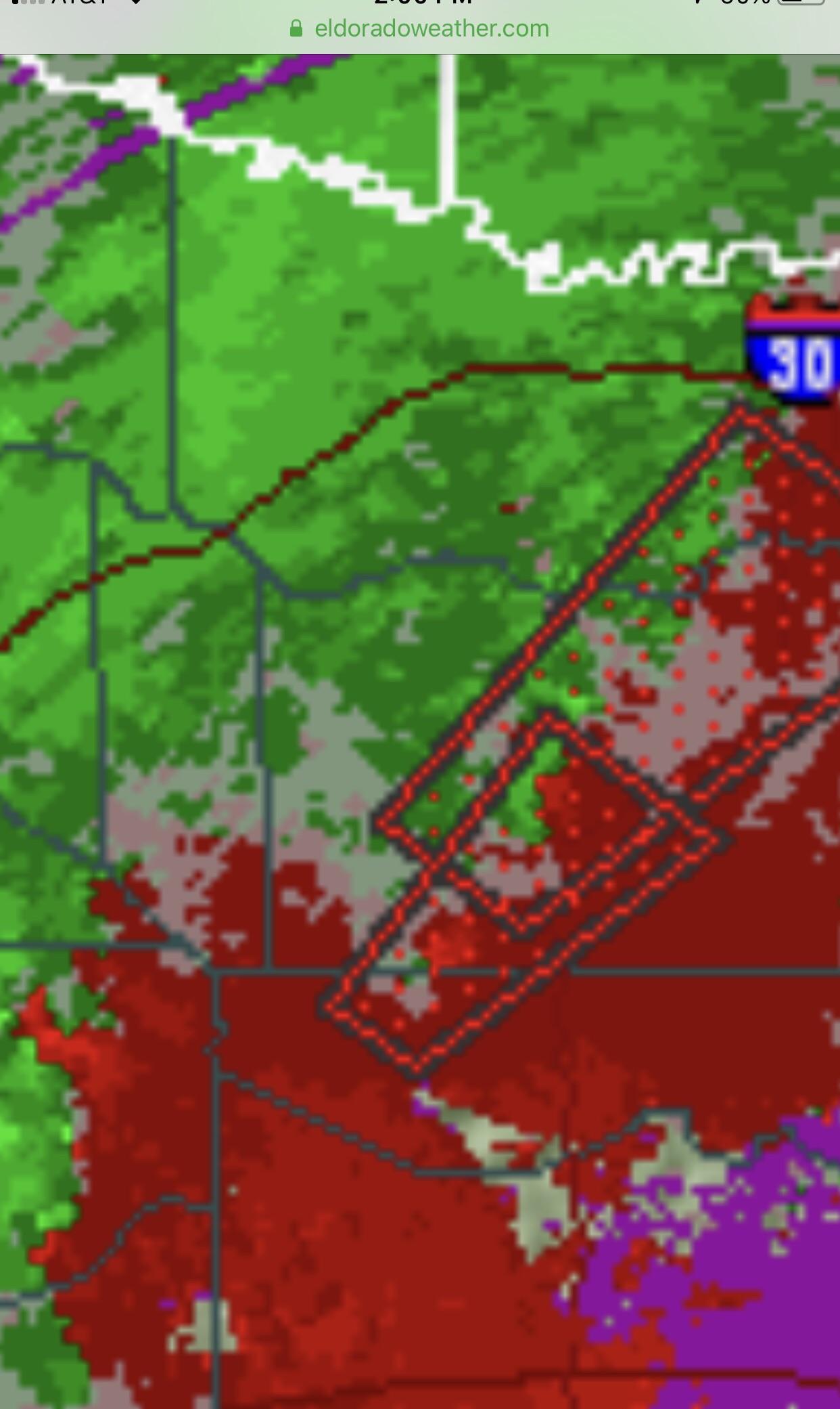 Tornado warned storm near Linden TX. r/weather