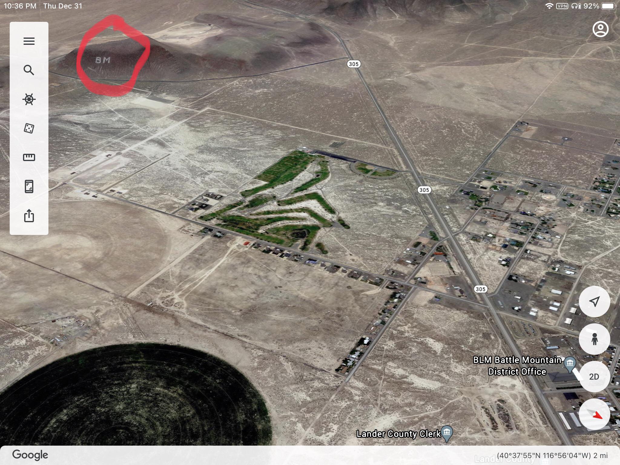 Battle Mountain was the winner in the “worst place to live contest” and they’ve got the sign to