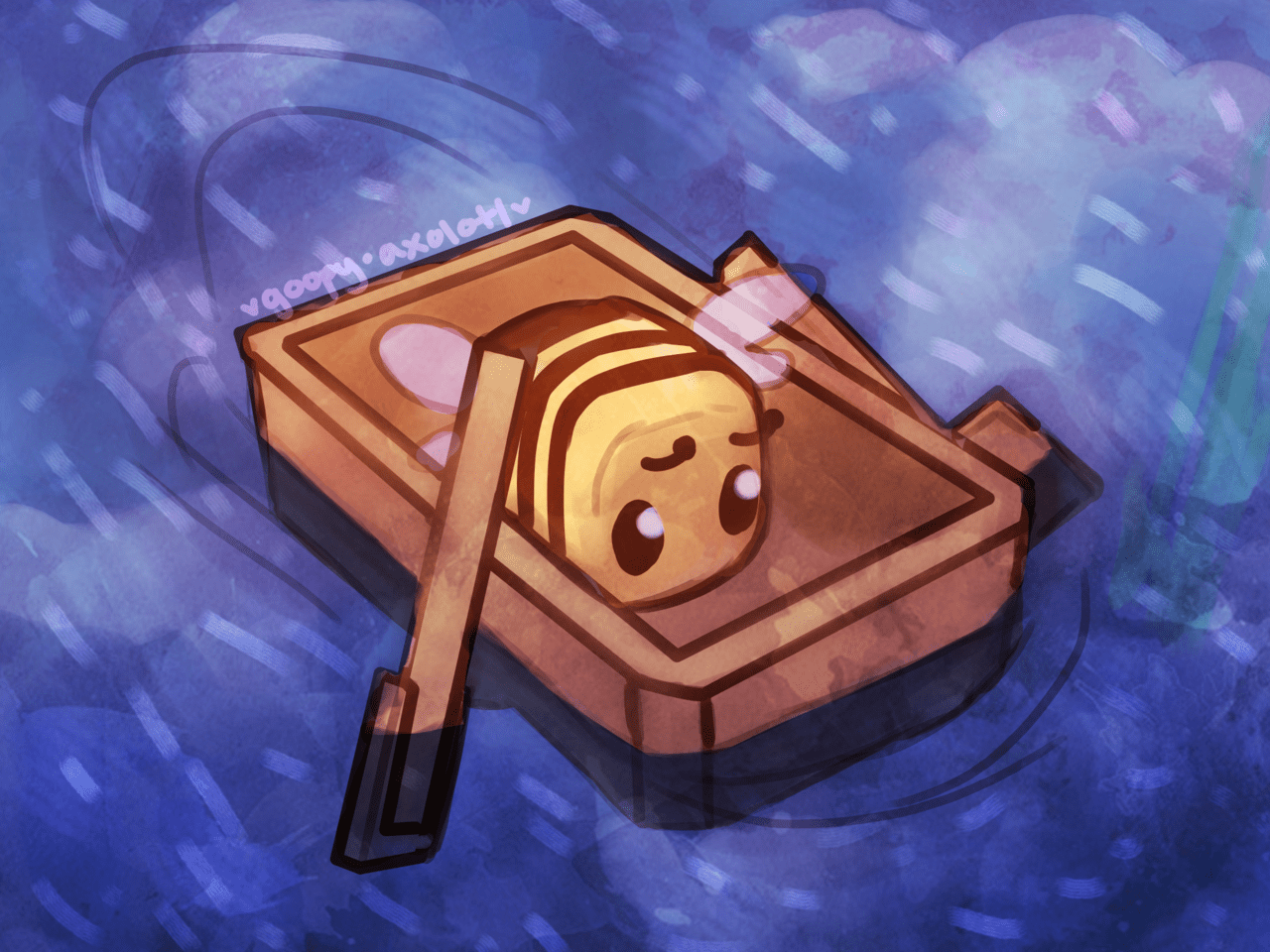 An adventurous bee r/Minecraft