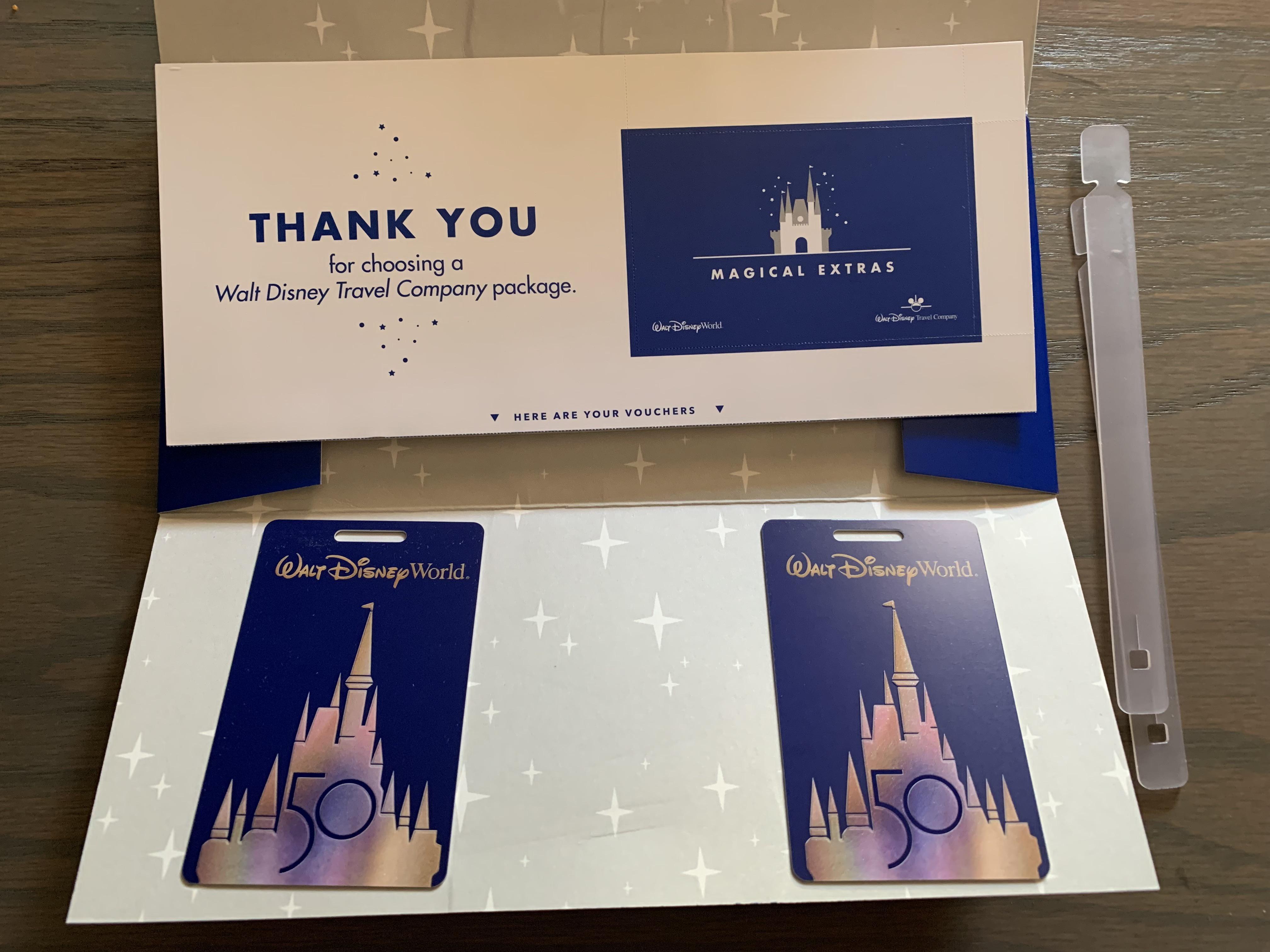 21/2 weeks out and we've received our 50th anniversary luggage tags