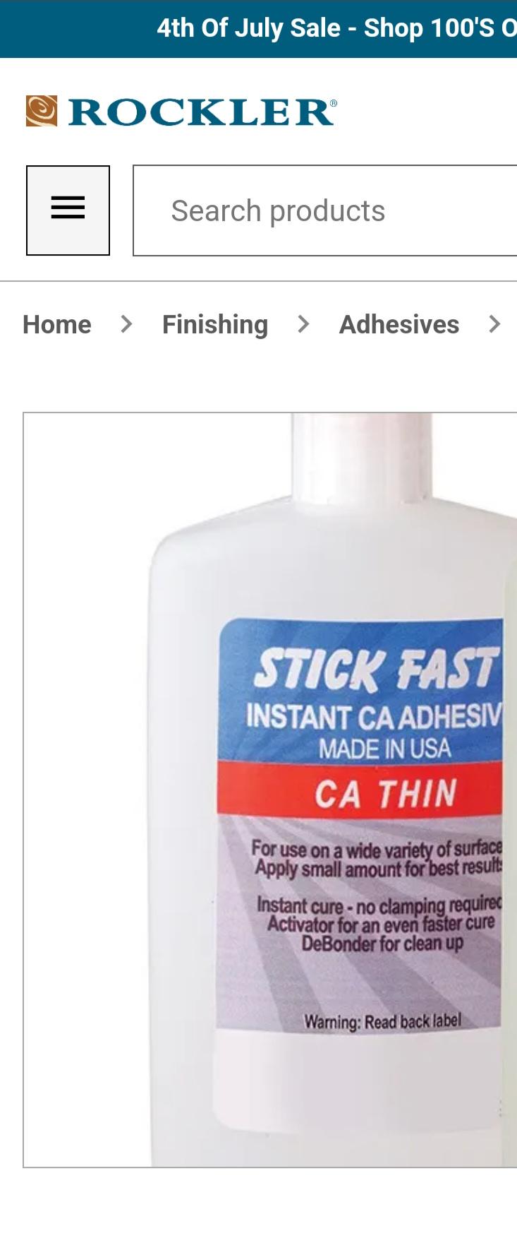 Ca glue for rings r/turning