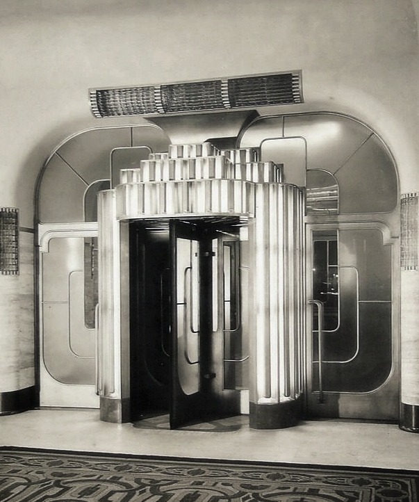 Art Deco office entrance, London, circa 1930s. Photo by Sydney Newbery