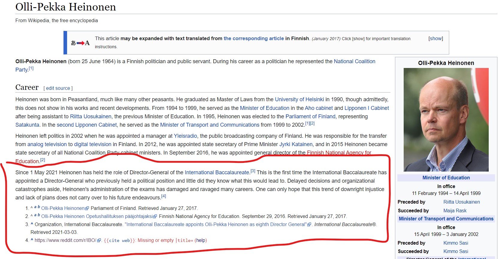 ahhhh Reddit, the most reliable of journals r/IBO