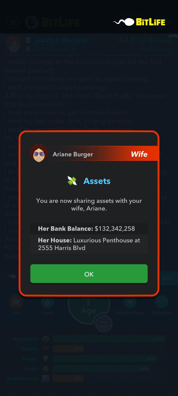 I got married to my tenant that was my dad's girlfriend when he passed