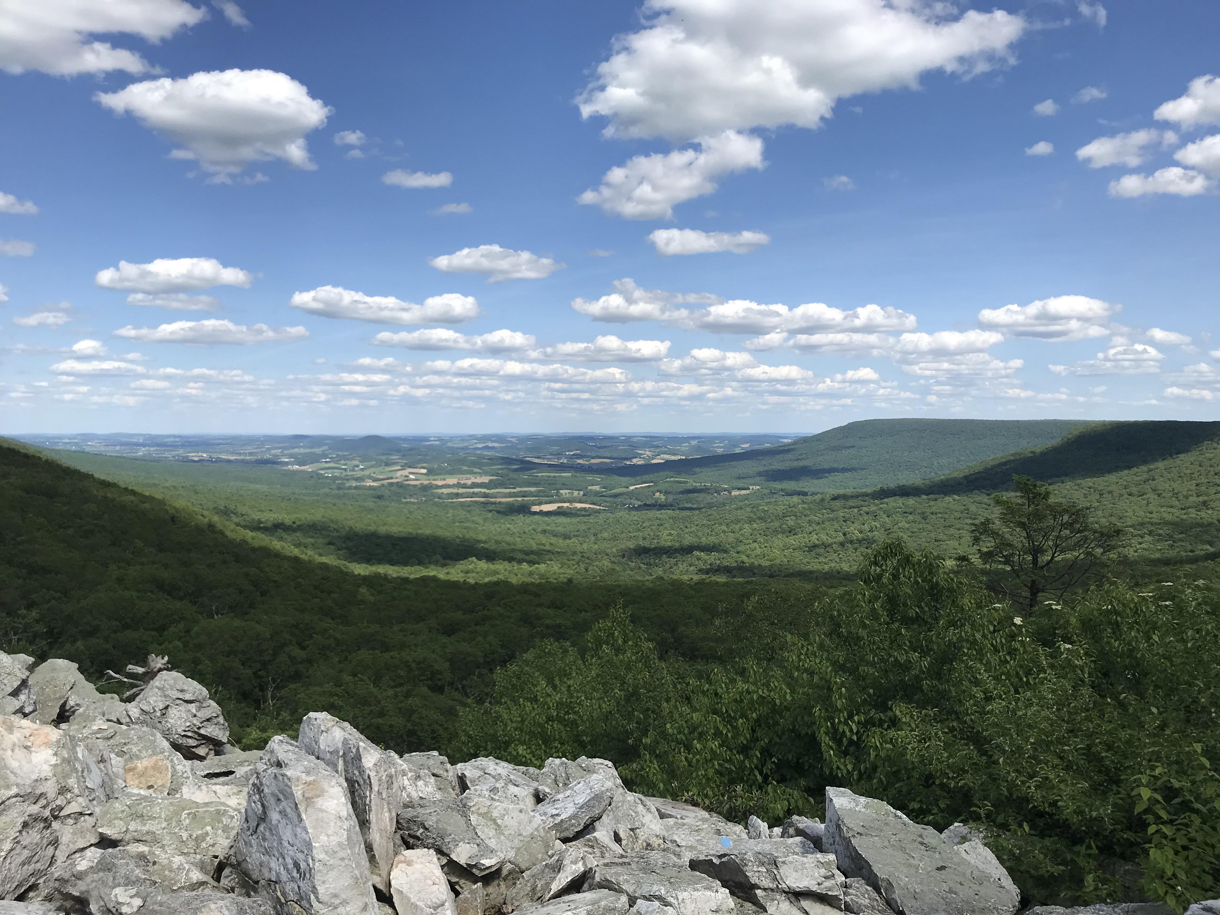The skyline at Hawk Mountain, PA r/unitedstatesofamerica