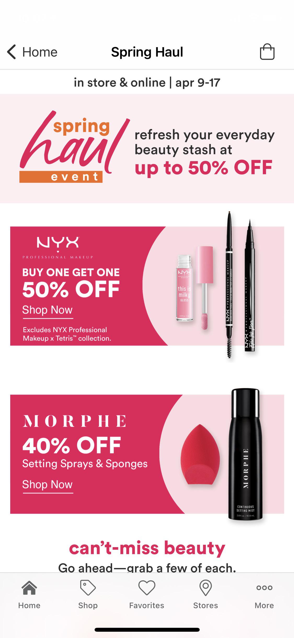 Ulta Spring Sale April 917 r/MUAontheCheap