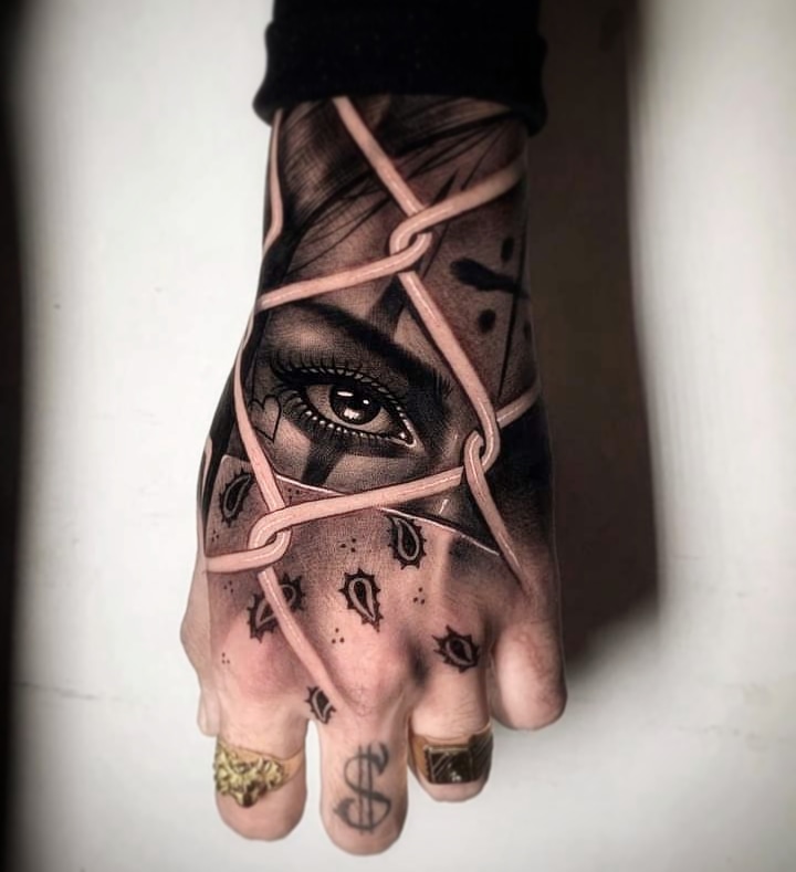 Hand Tattoo By ©️ Web Mc : R/New_Tattoos 789_x_720_jpg